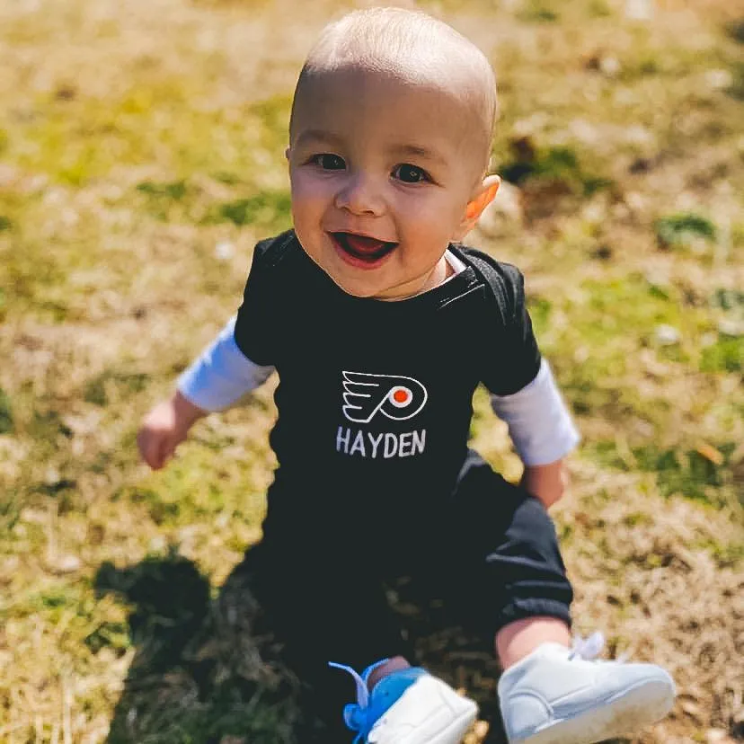 Personalized Philadelphia Flyers Bodysuit