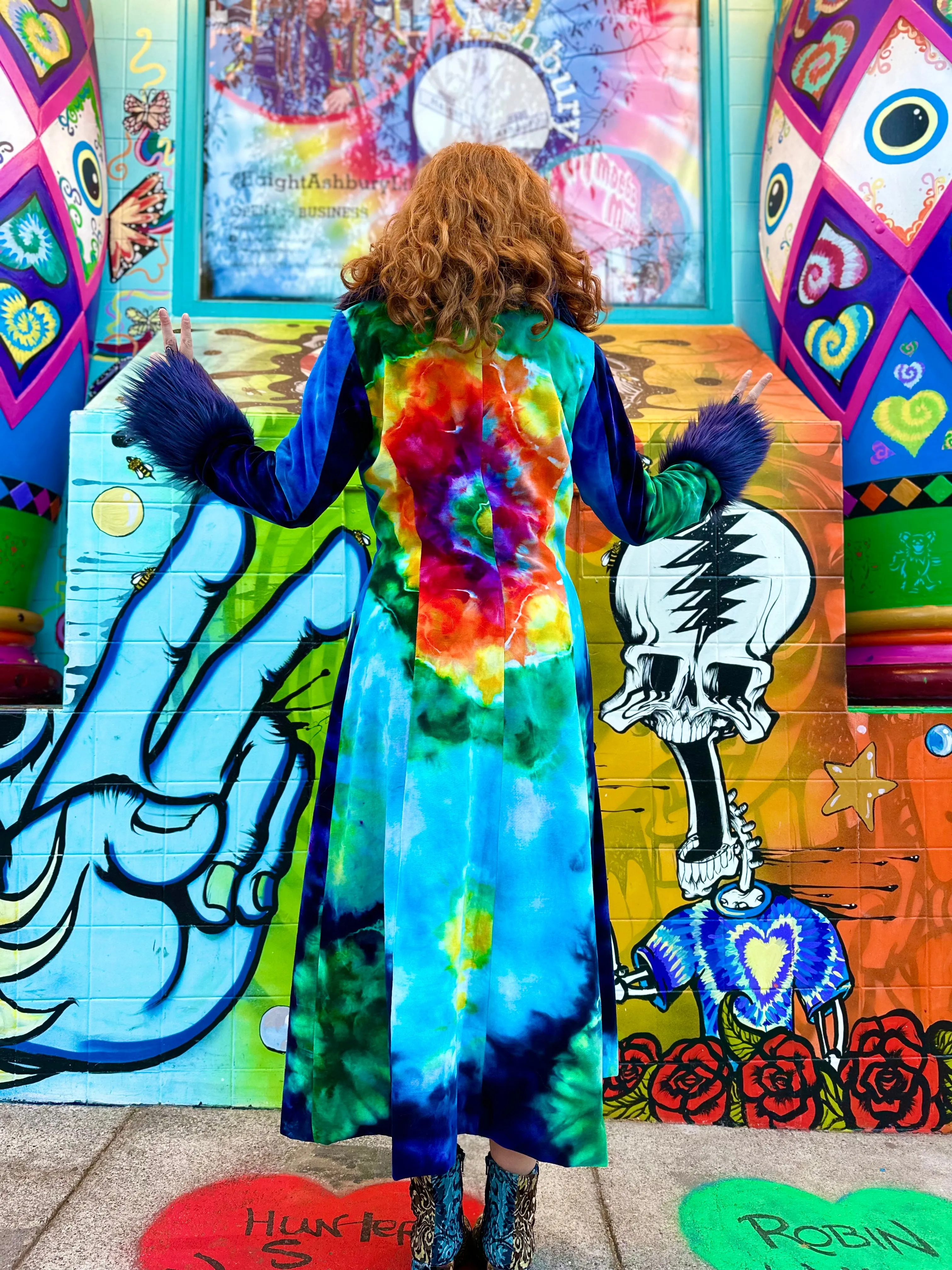 Philine Ladies Tiedye Coat #6 Large