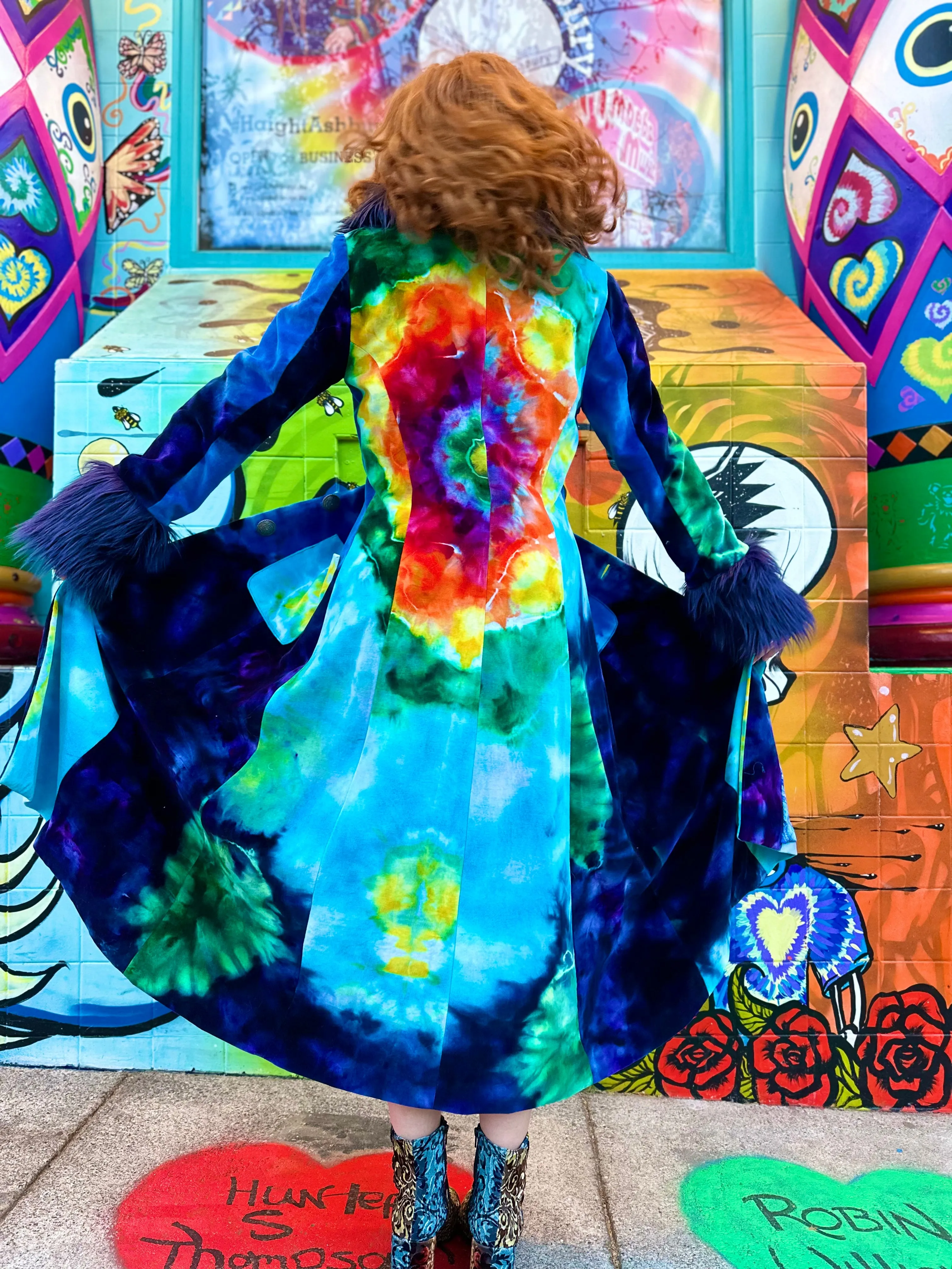 Philine Ladies Tiedye Coat #6 Large