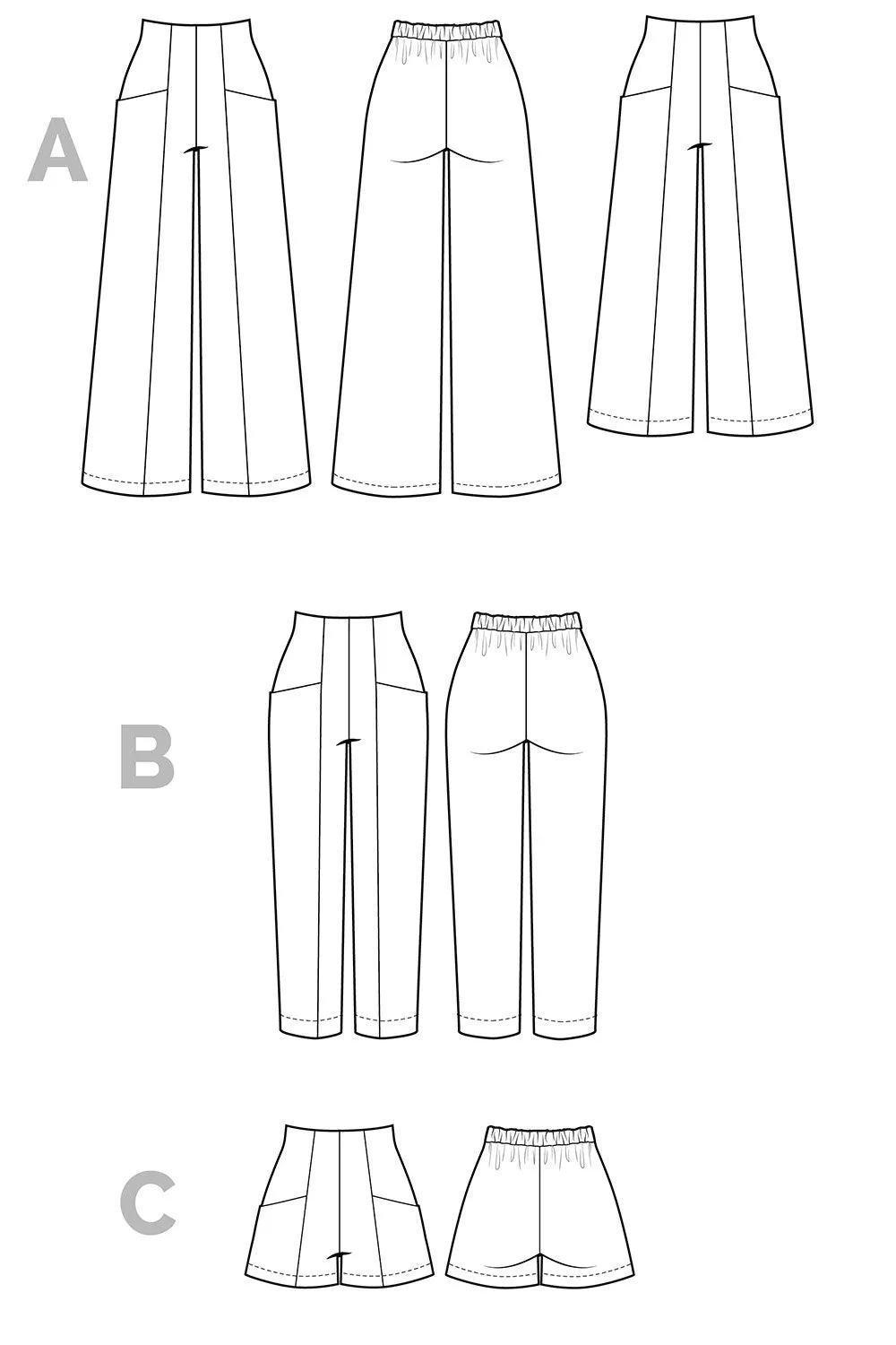 Pietra Pants & Shorts Pattern