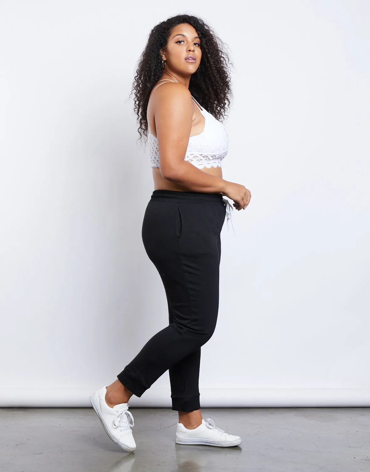 Plus Size Easygoing Joggers