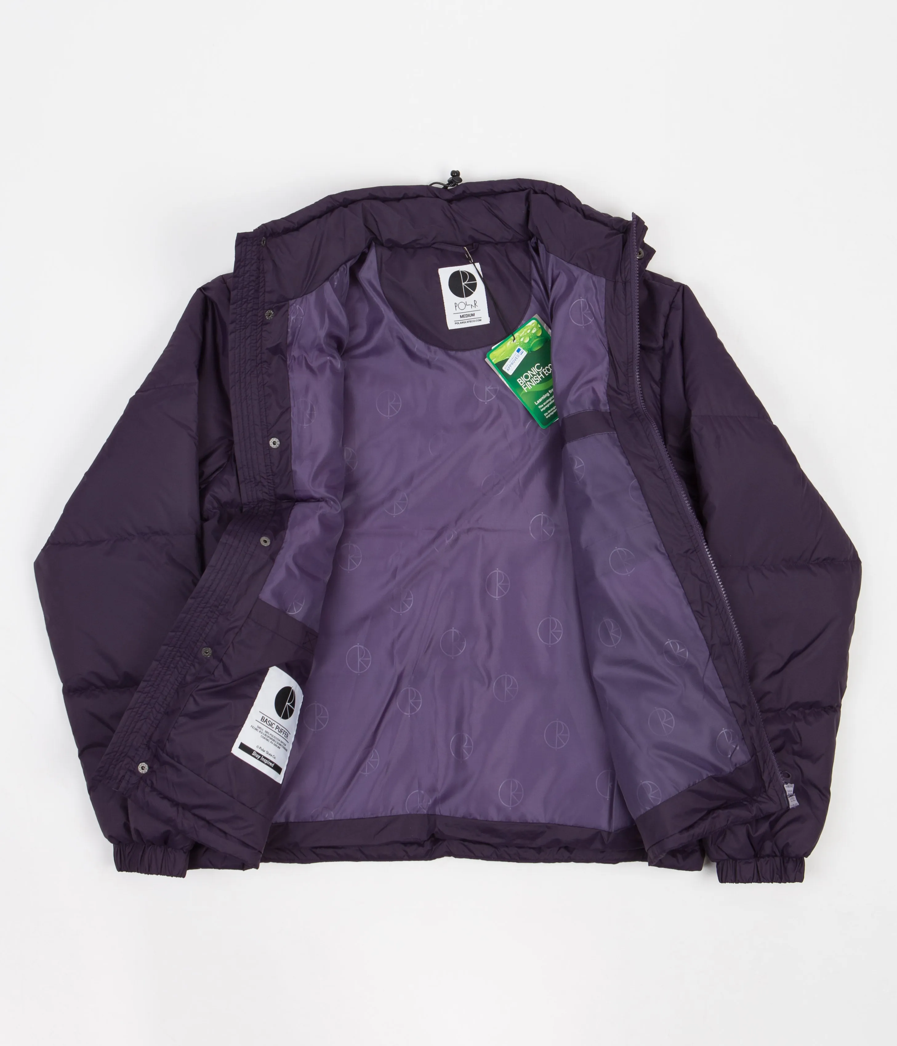 Polar Basic Puffer Jacket - Dark Violet