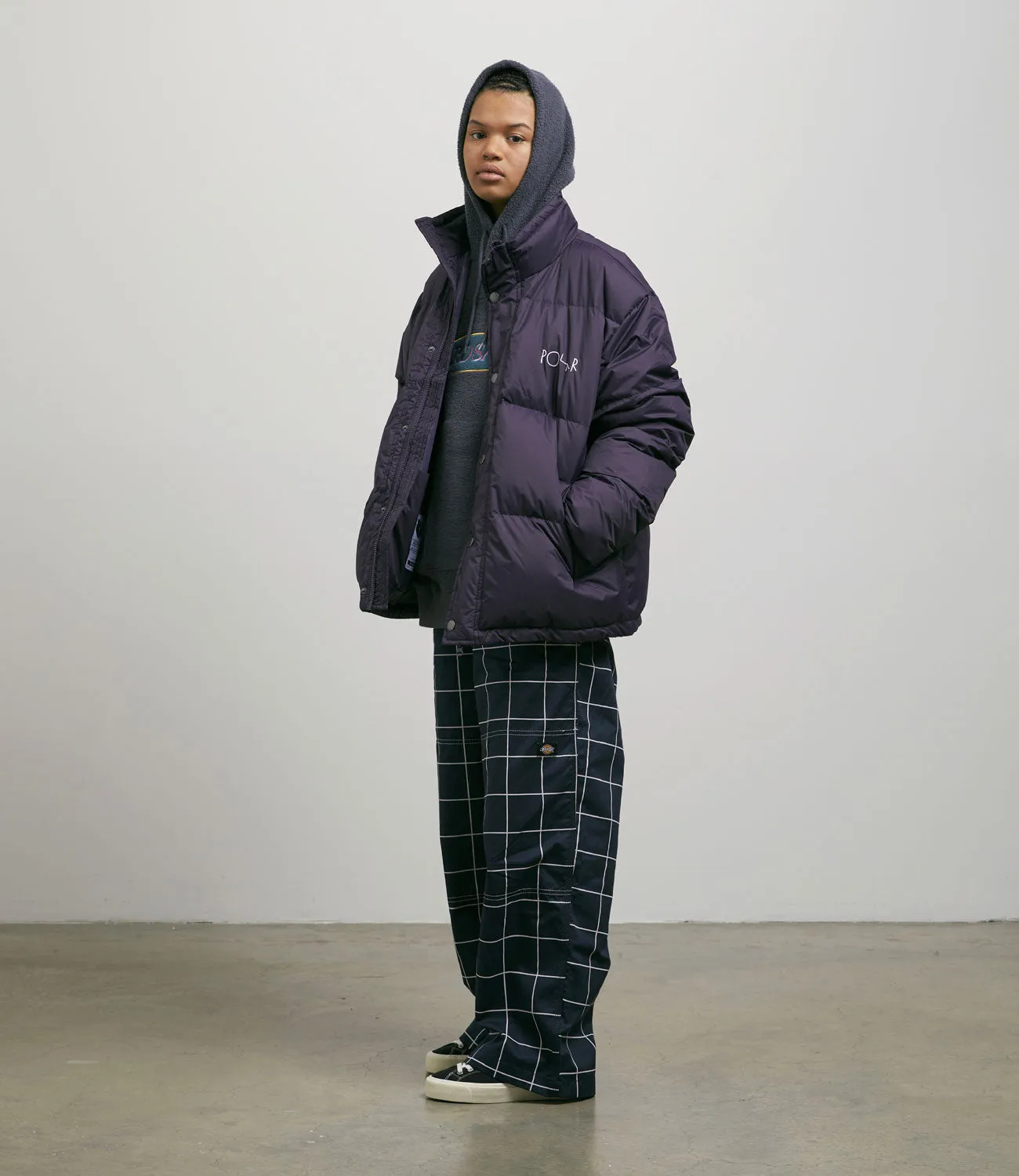 Polar Basic Puffer Jacket - Dark Violet