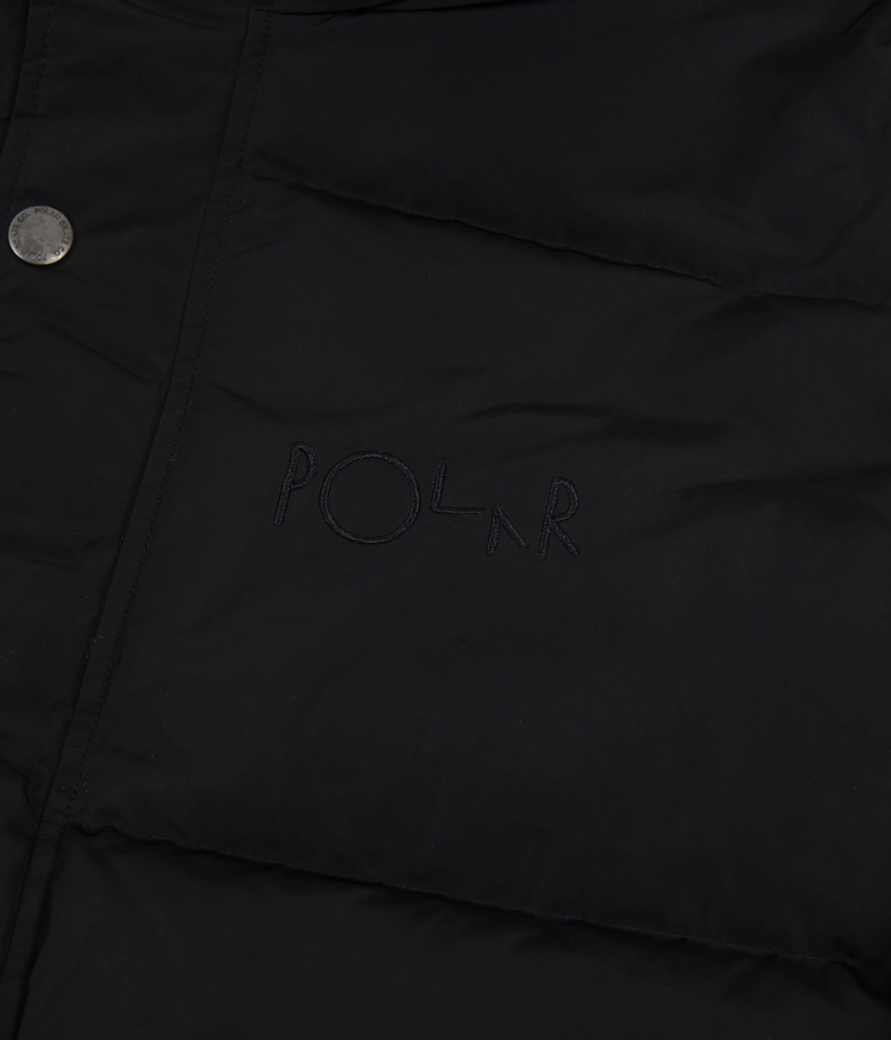 Polar Hooded Puffer Jacket - Black