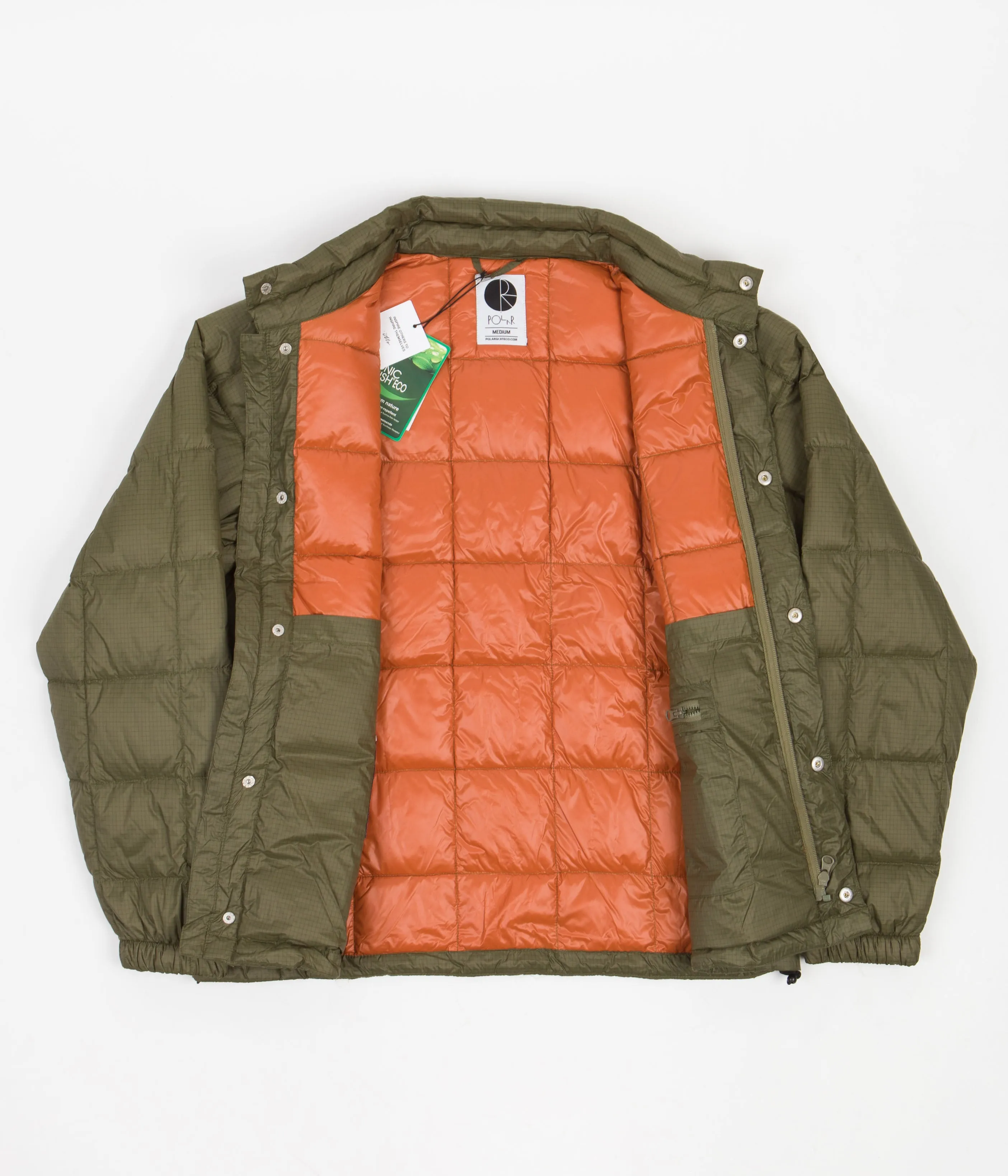 Polar Lightweight Puffer Jacket - Army Green