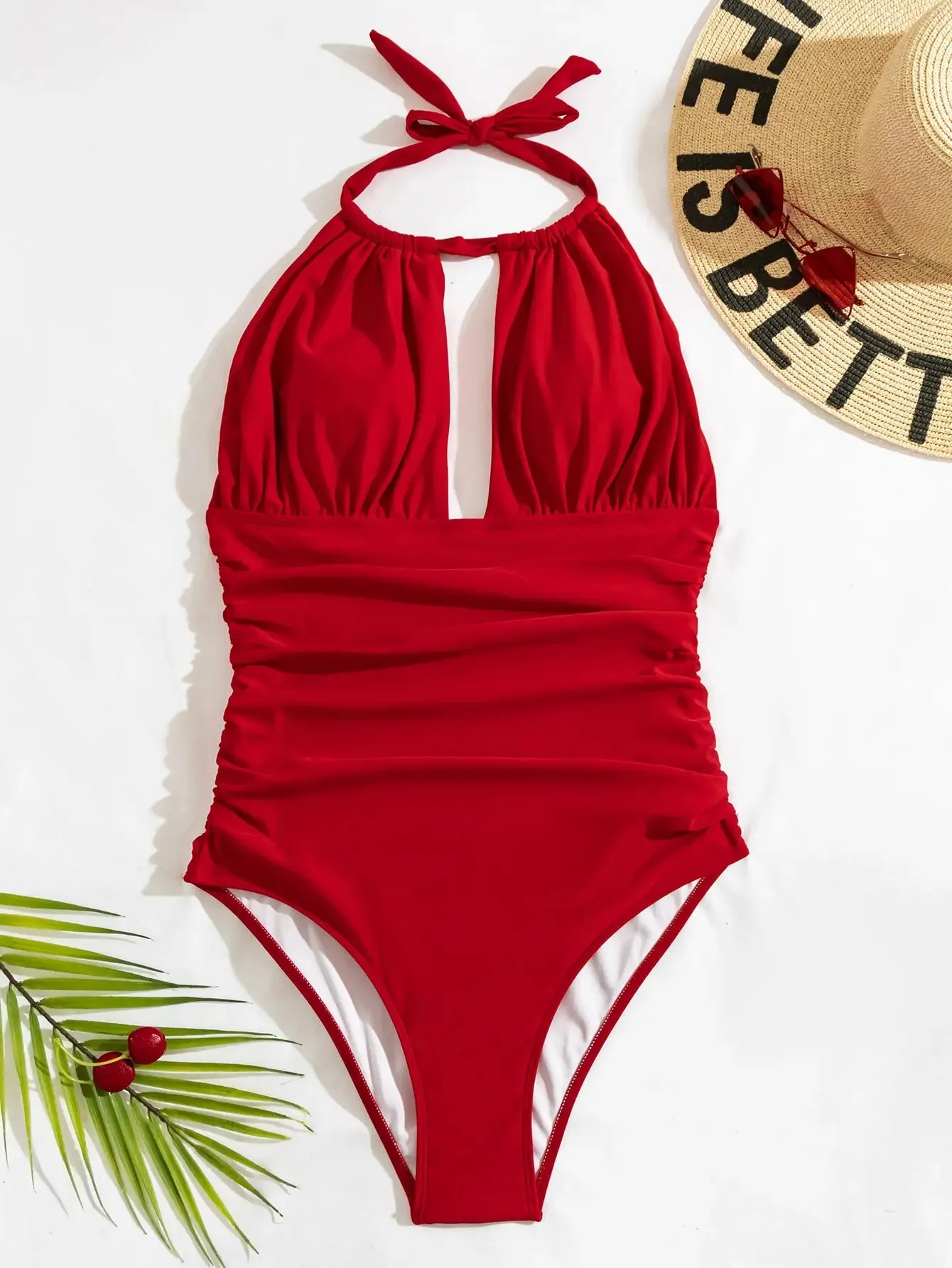 Pool Party Ruched Monokini-suit