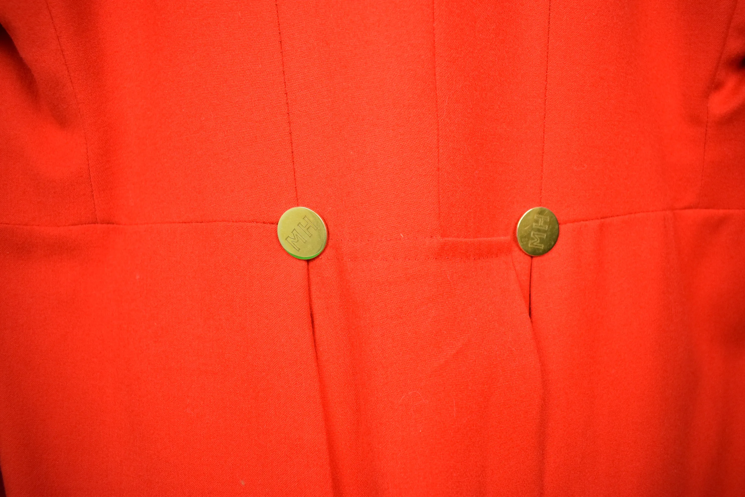"Anderson & Sheppard Ltd 30, Savile Row c1974 Millbrook Hunt Ball Tailcoat" Sz 38R
