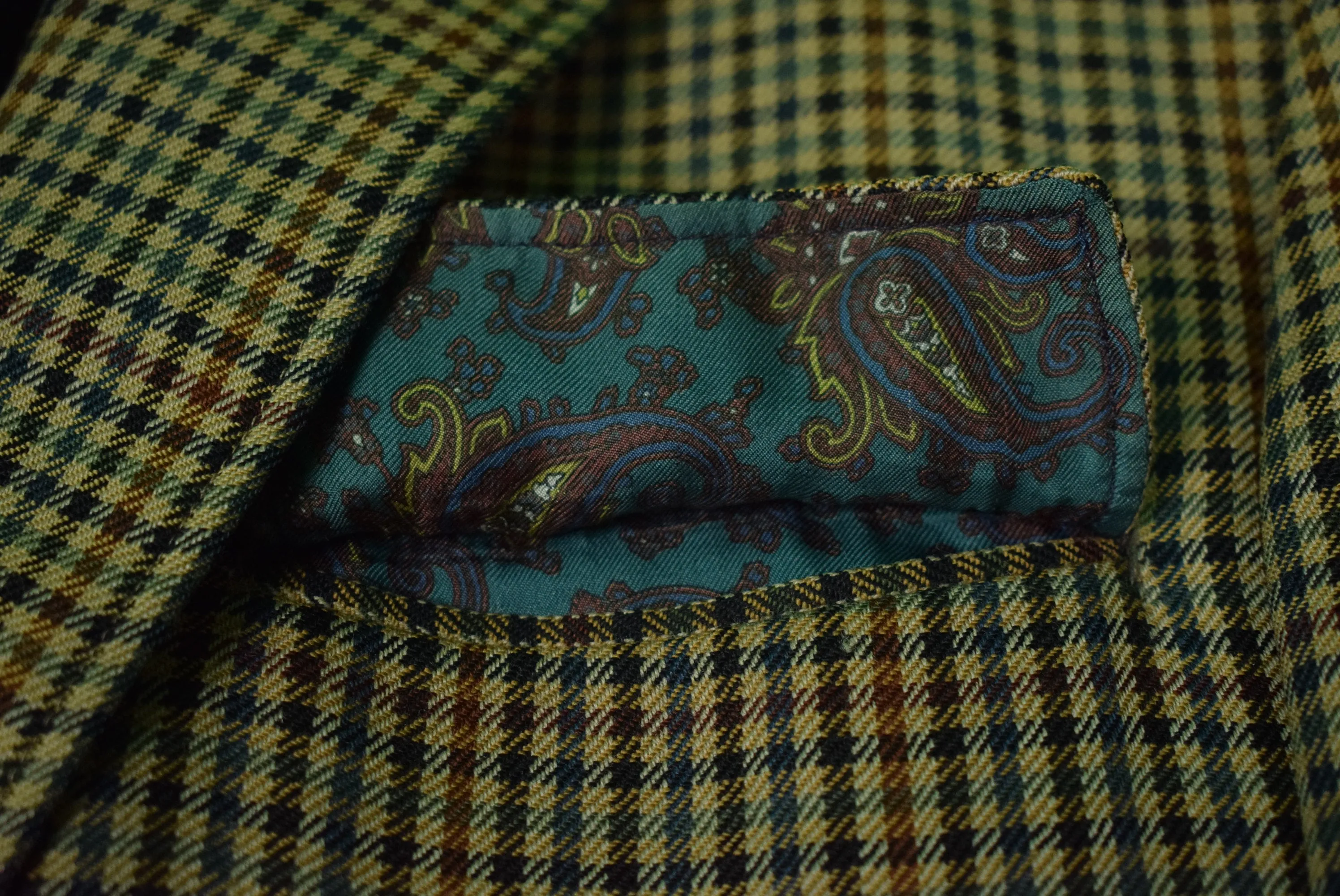 "Chipp Gun Club Check Saxony Wool Sport Coat c1993 Jacket" Sz: 44L (SOLD)