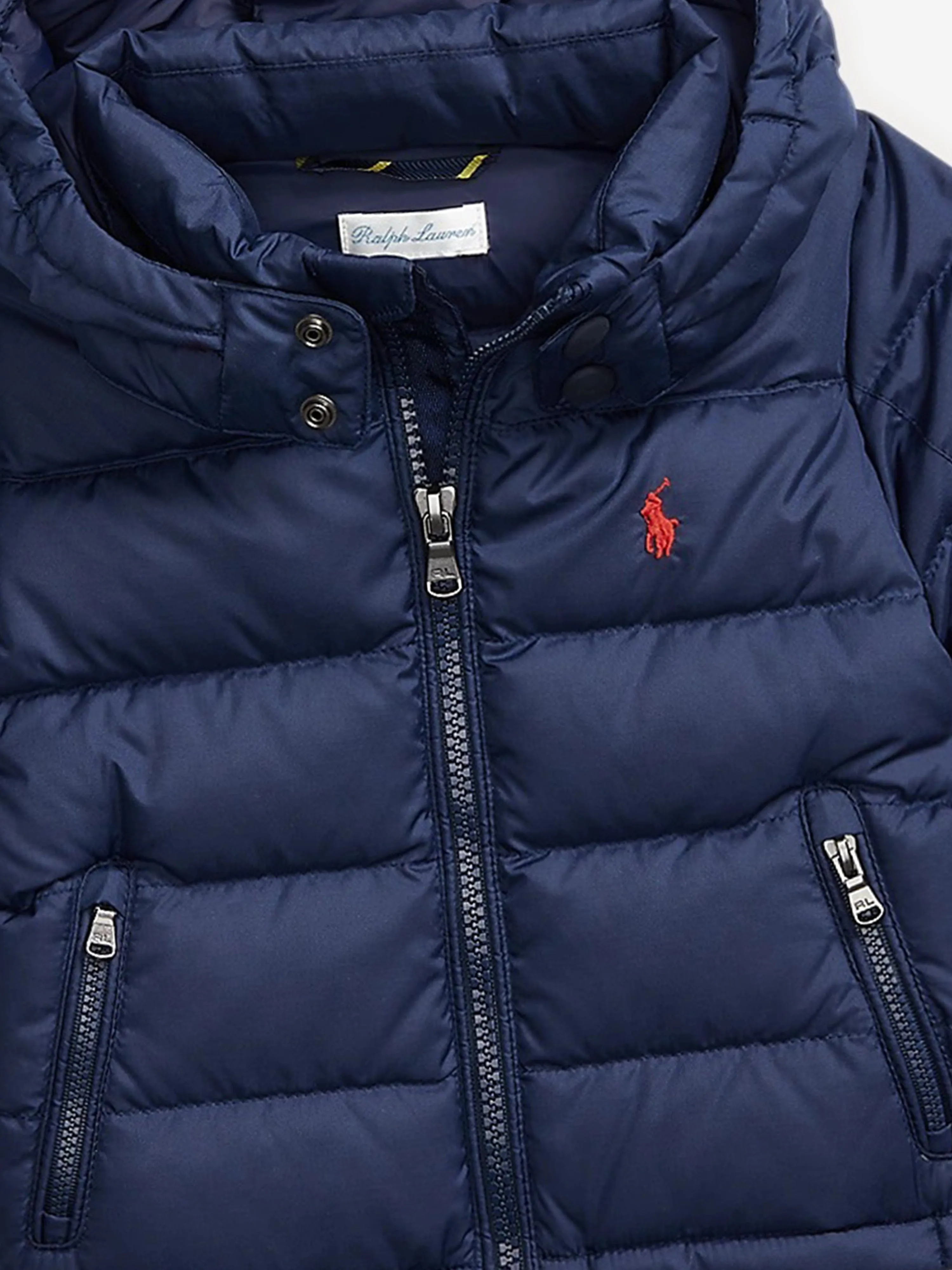 Ralph Lauren Baby Boys Puffer Jacket in Navy