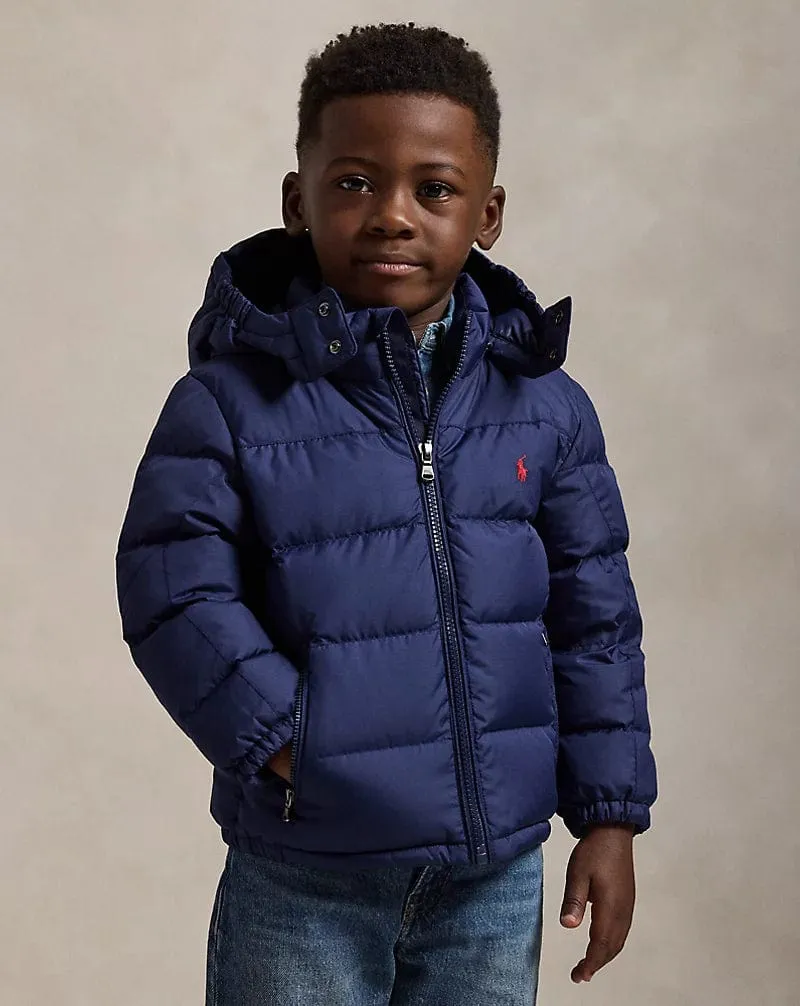 Ralph Lauren Baby Boys Puffer Jacket in Navy