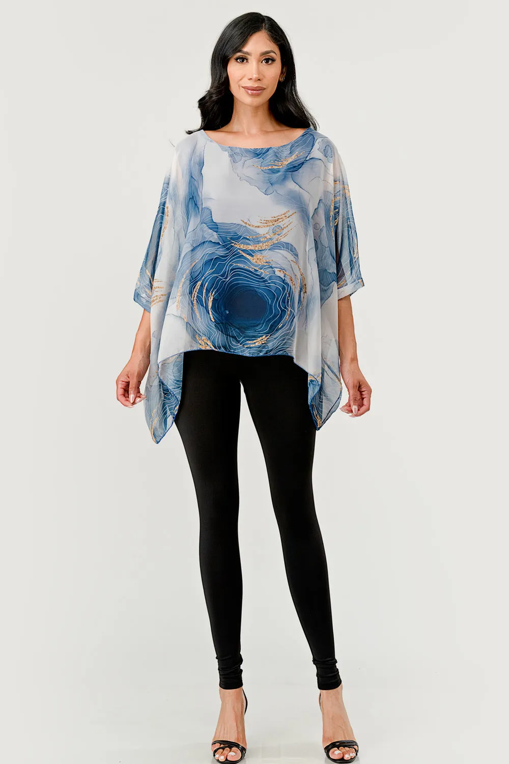 Raw Moda Italian Abstract Fodera Top