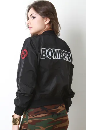 Real Deal Bomber Patch Jacket