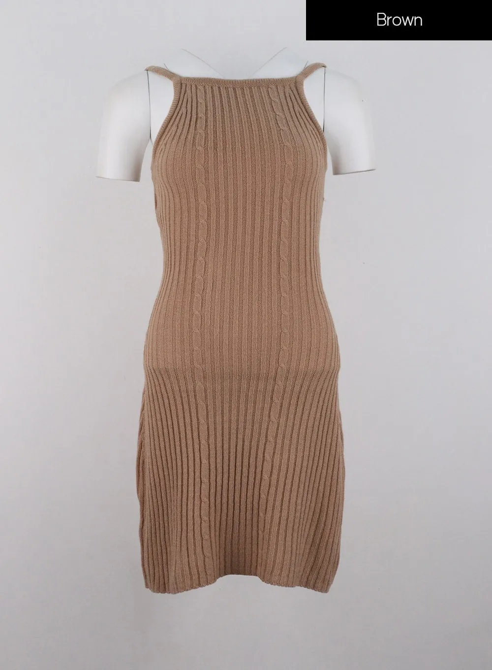 Ribbed Sleeveless Mini Dress IG311