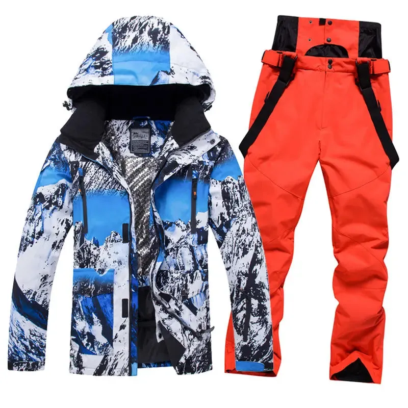 Riuiyele Insulated Skiing Snowboarding Set Couple Style