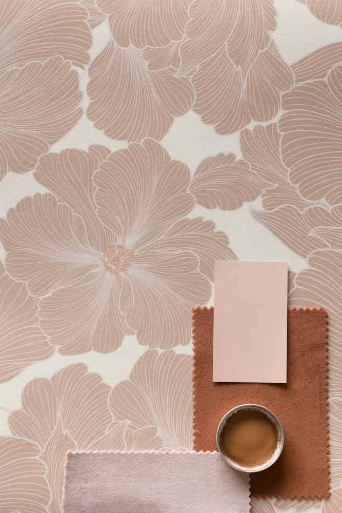 Rockett St George Bohemian Bloom Blush Wallpaper