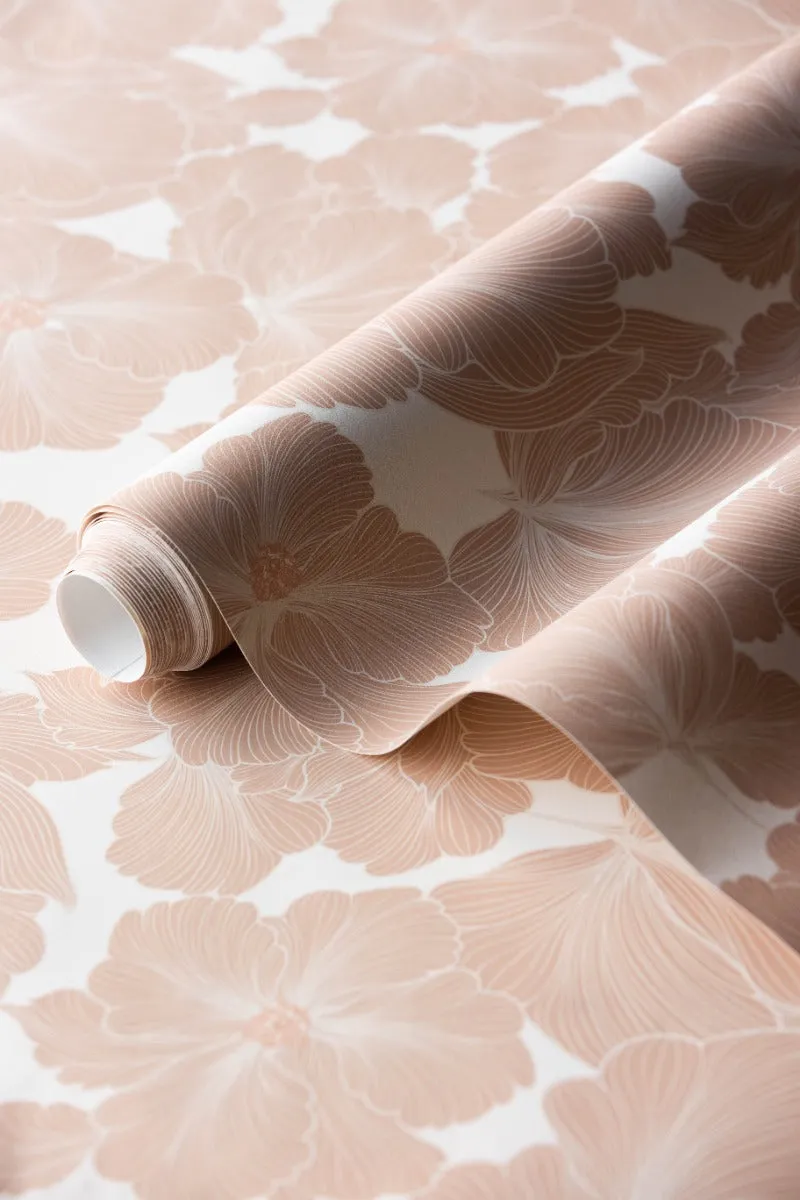 Rockett St George Bohemian Bloom Blush Wallpaper