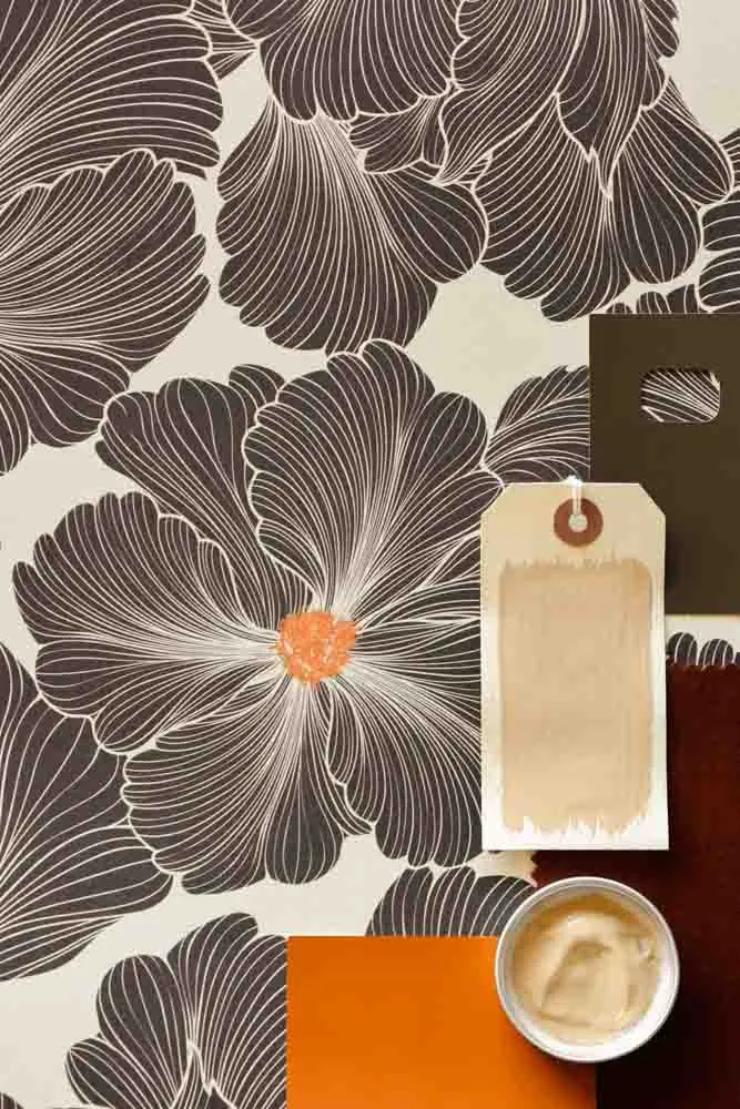 Rockett St George Bohemian Bloom Graphite Wallpaper