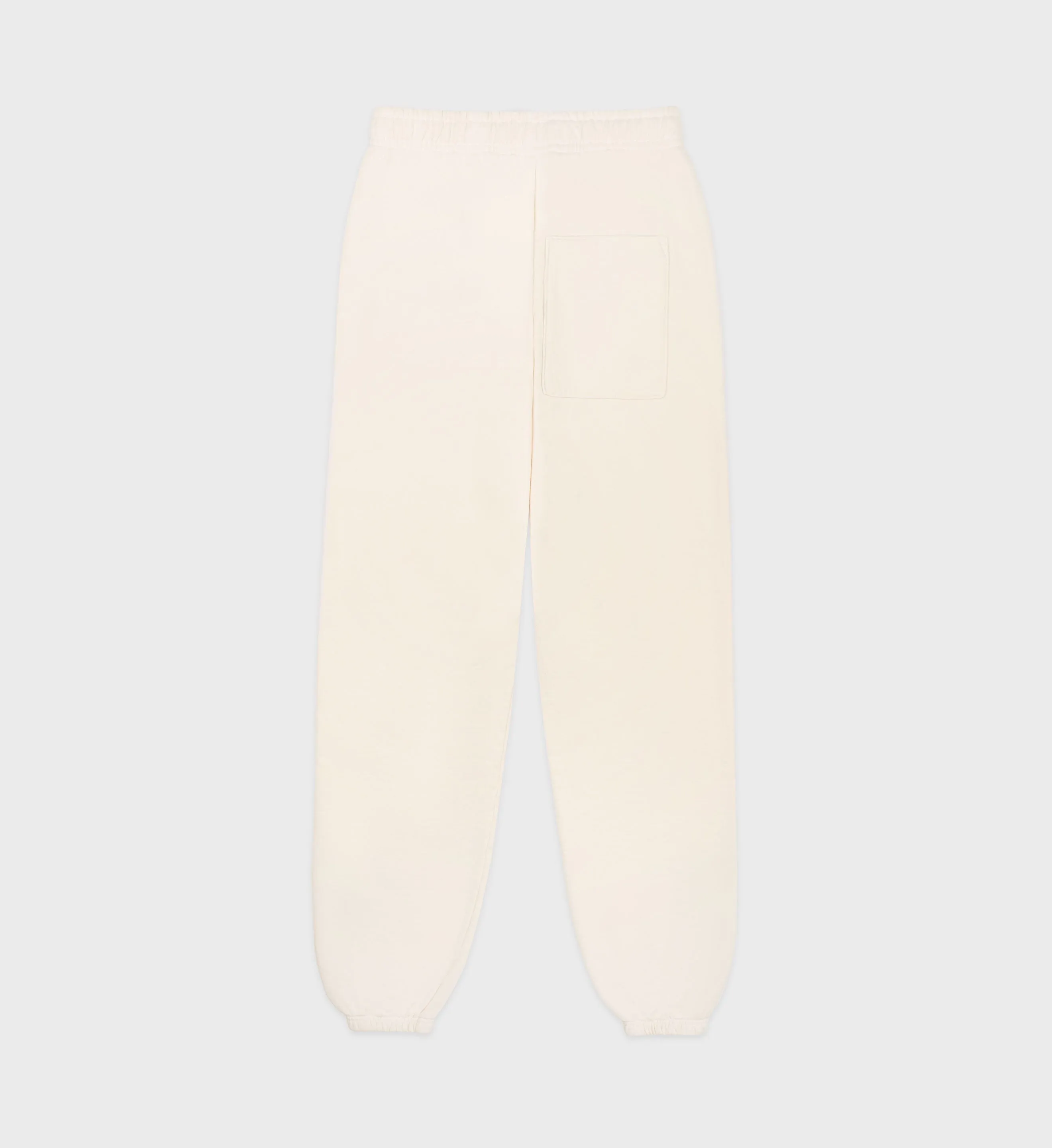 Serif Logo Sweatpant - Cream