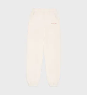 Serif Logo Sweatpant - Cream