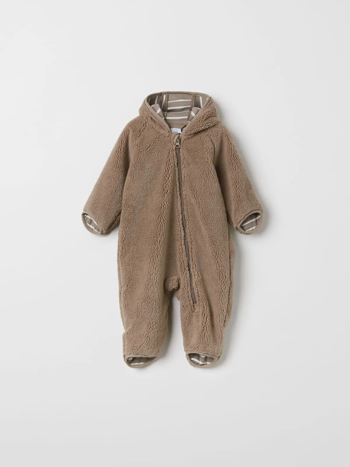 Sherpa Fleece Baby Pramsuit