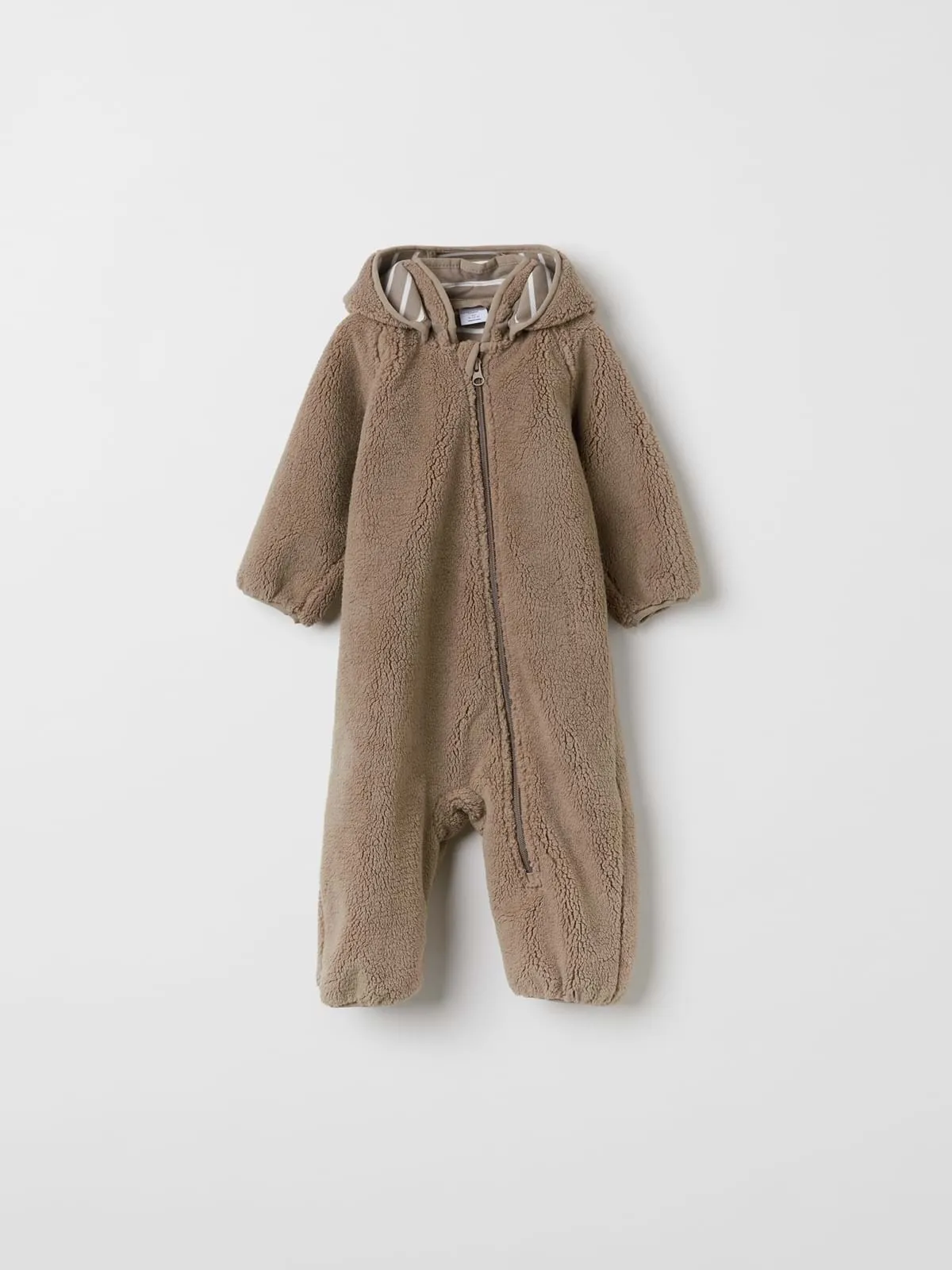 Sherpa Fleece Baby Pramsuit