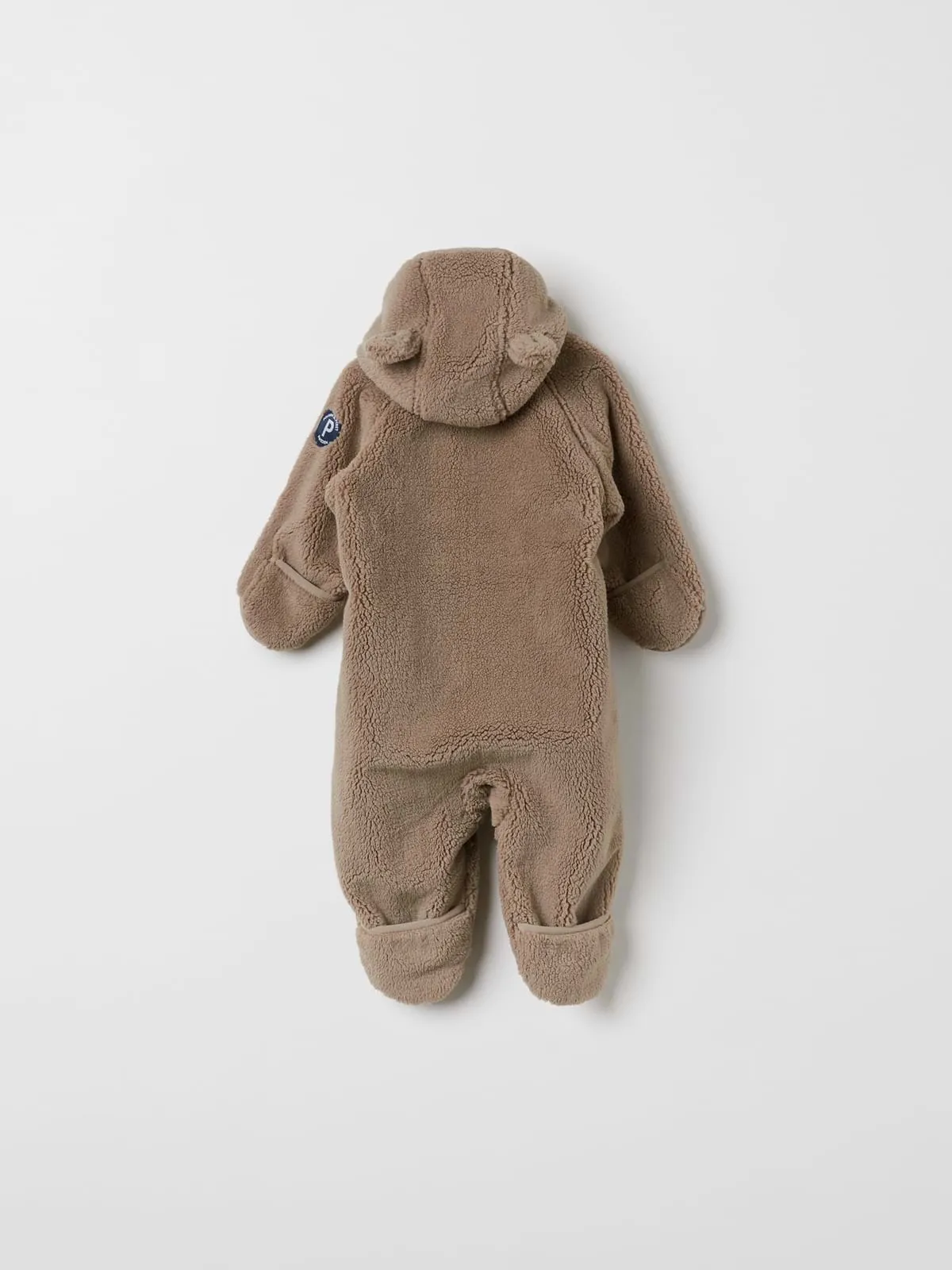 Sherpa Fleece Baby Pramsuit