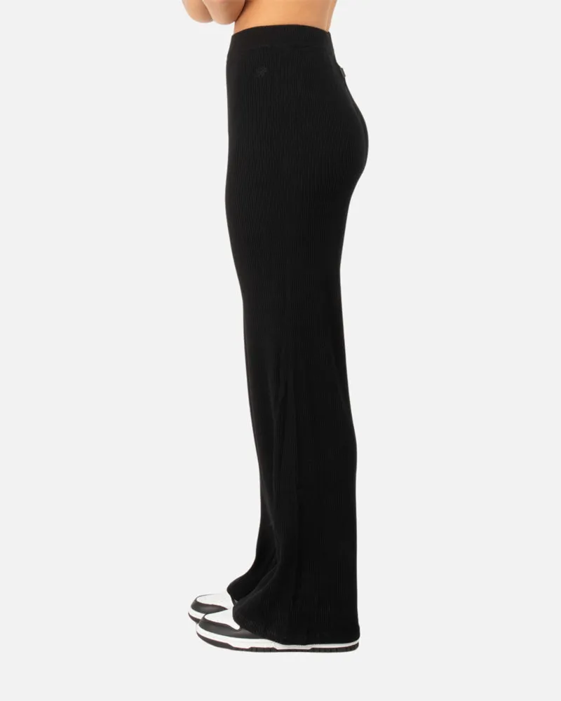 SSS REALISM MAISON RIB PANTS BLACK