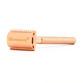 Stainless Steel Double Edge Safety Razor - Rose Gold