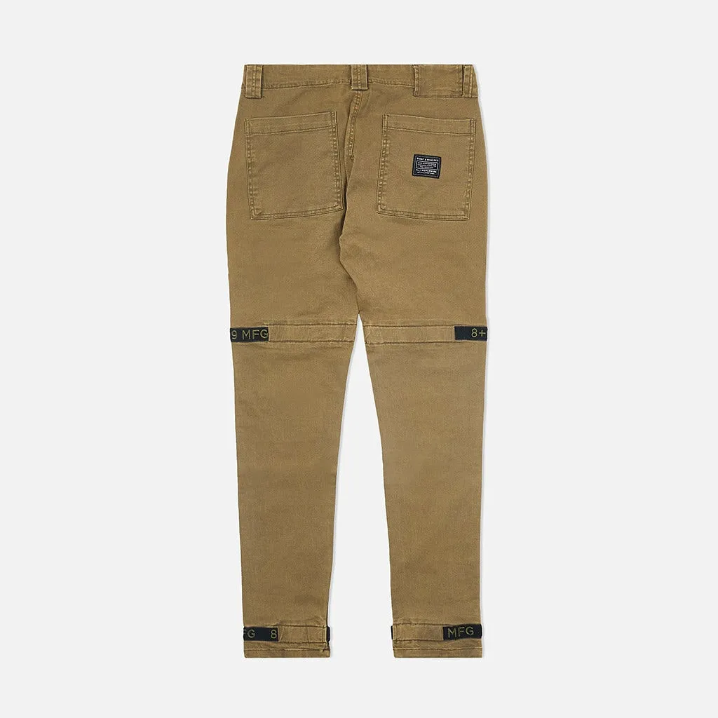 Strapped Up Vintage Washed Utility Pants Olive