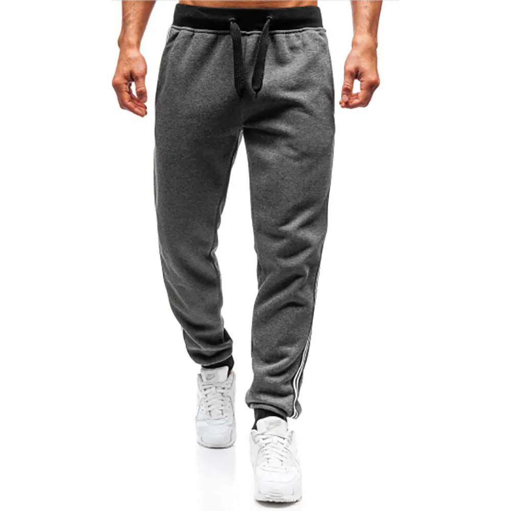 Stylish patchwork casual sweatpants