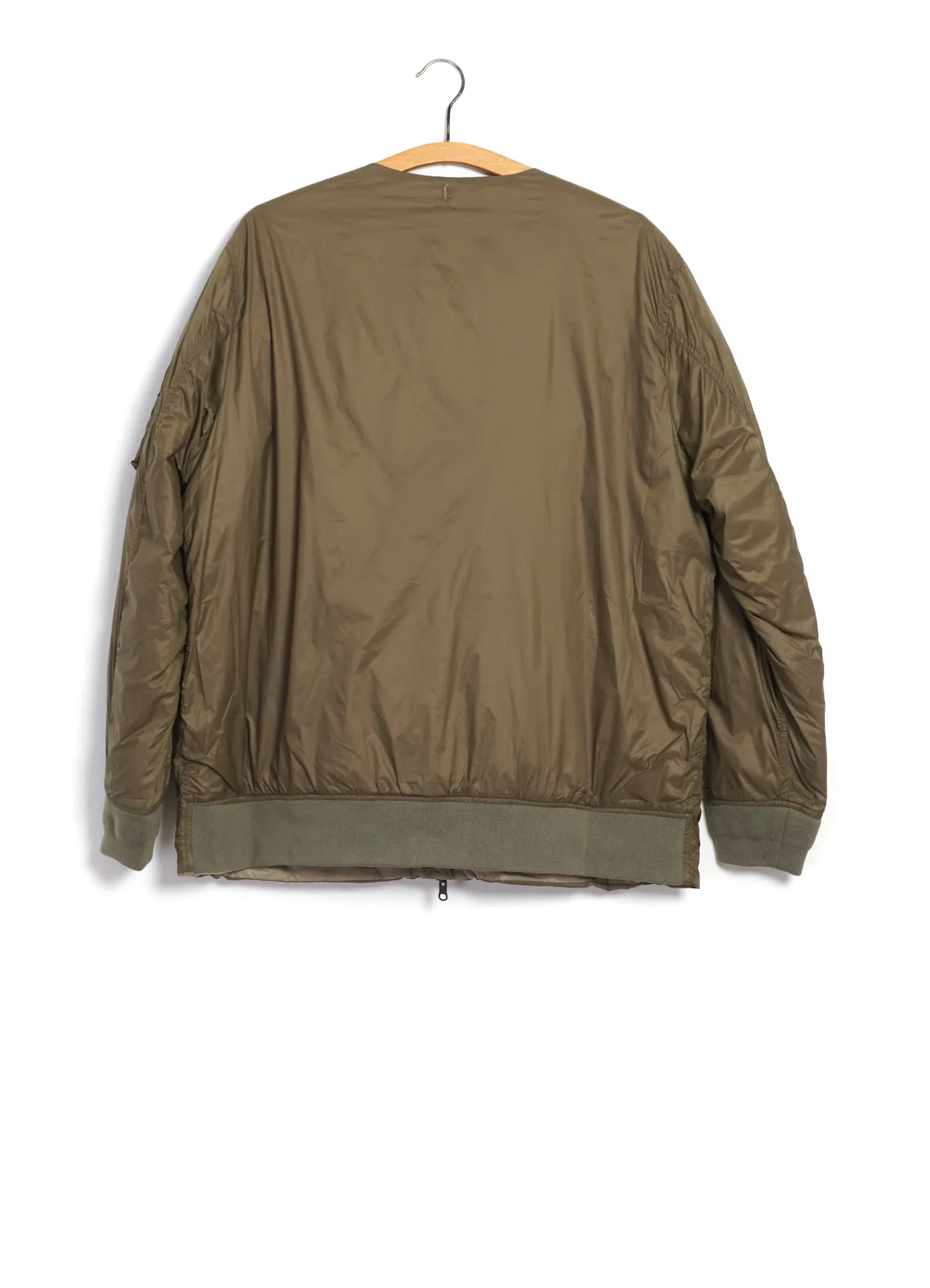 TAION x BEAMS | Reversible MA-1 Type Inner Down Jacket | Olive/Beige