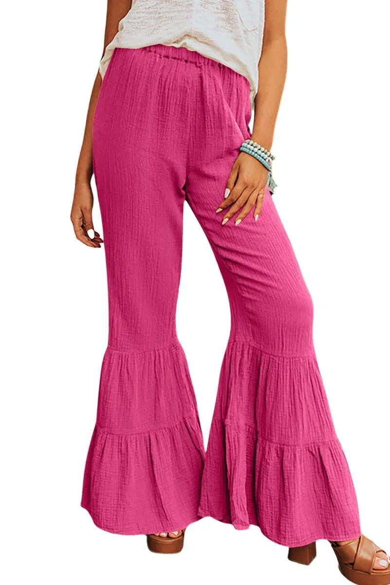 Taylor High Waist Ruffled Bell Bottoms