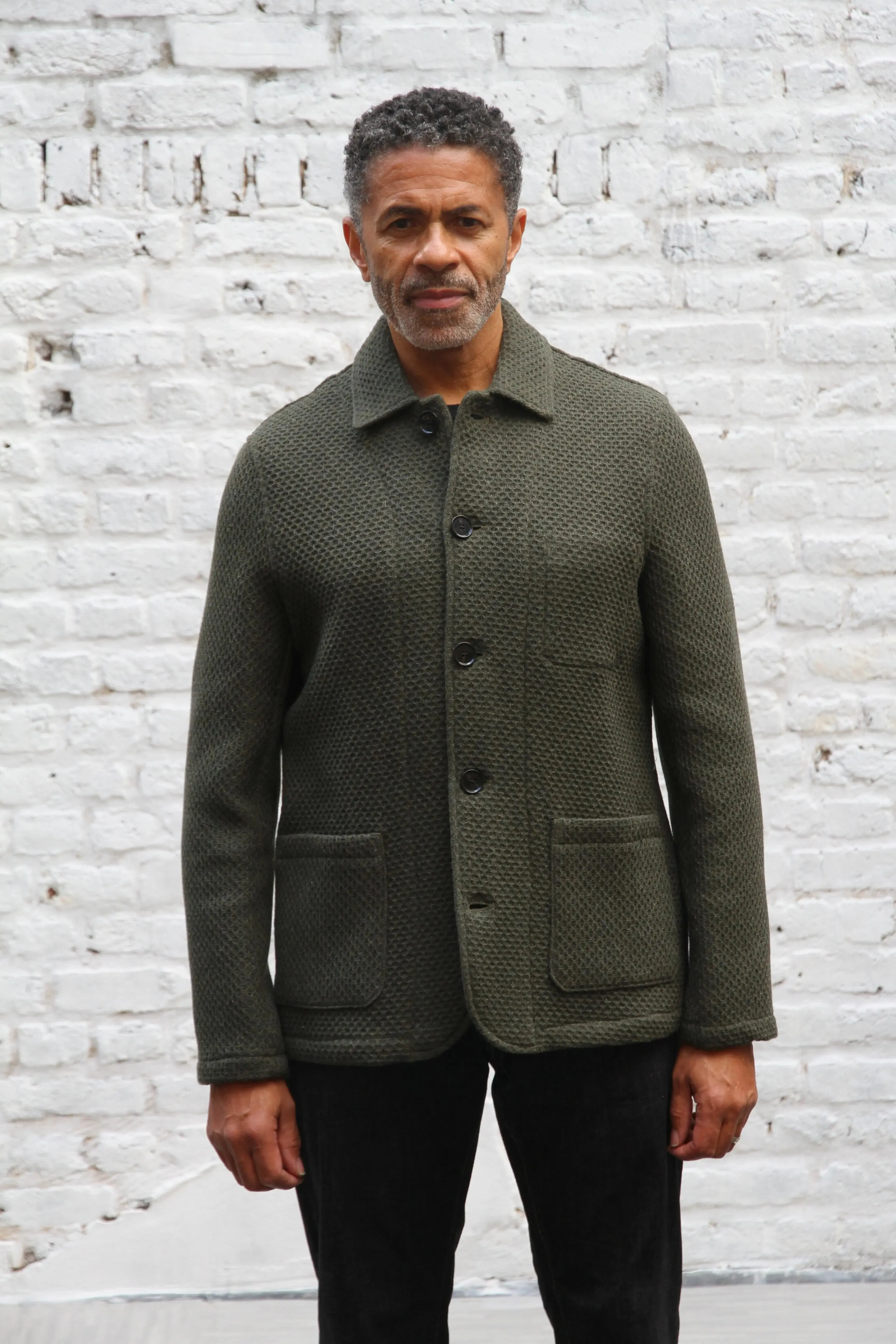 Thatcher Jacket - Olive Nebula