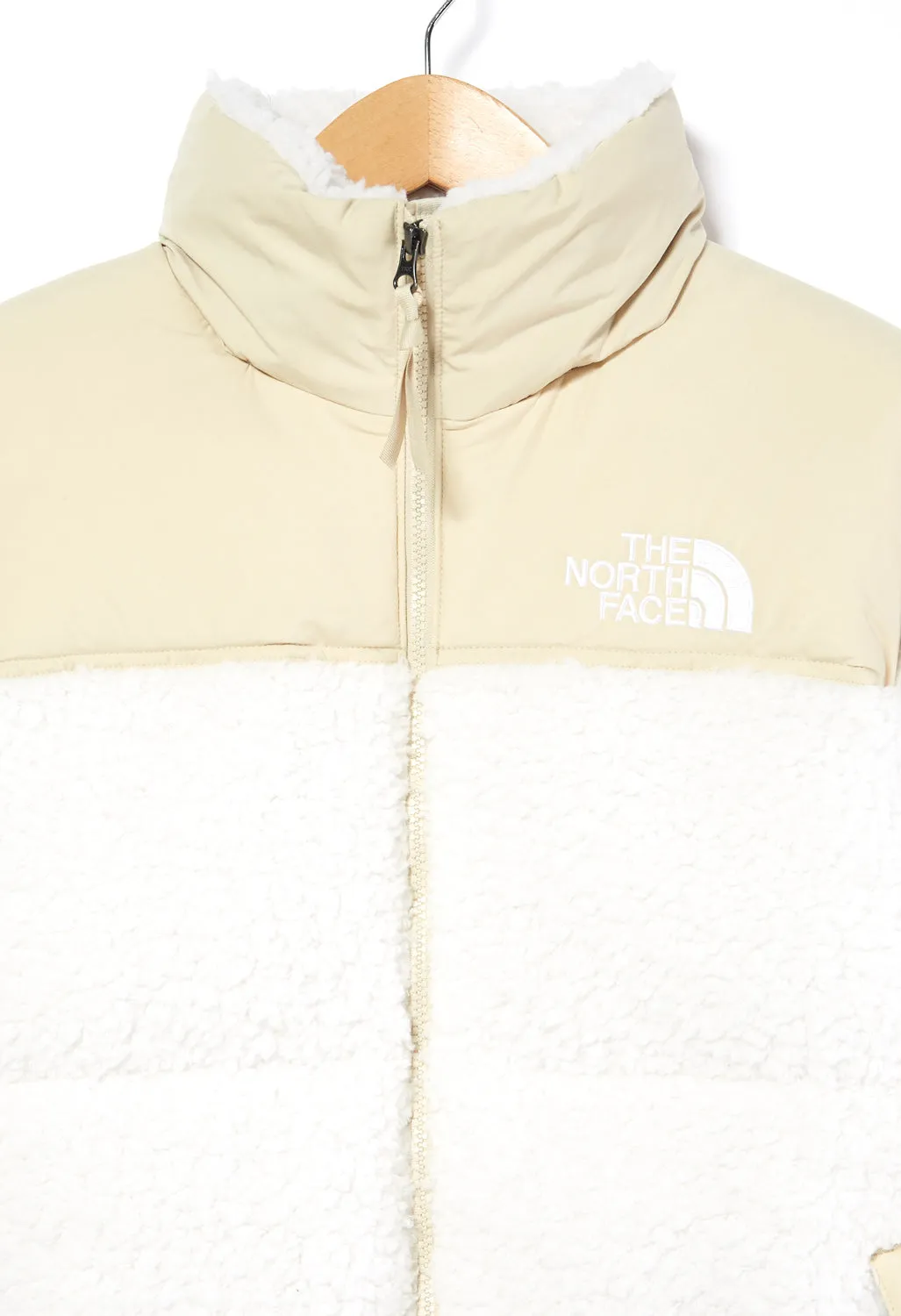 The North Face High Pile Nuptse Men's Jacket - Gardenia White