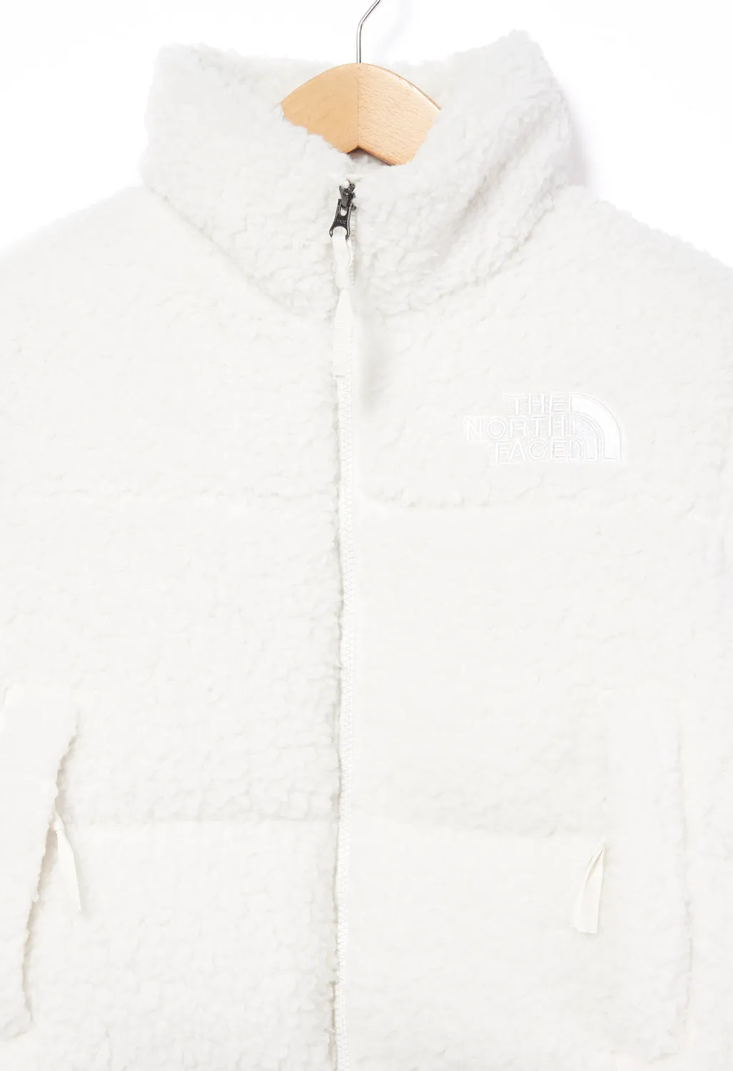 The North Face High Pile Nuptse Women's Jacket - Gardenia White