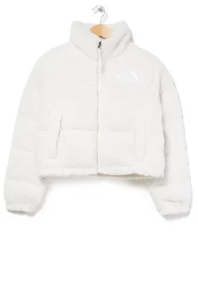 The North Face High Pile Nuptse Women's Jacket - Gardenia White