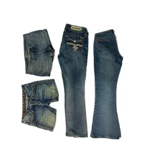 Timeless bundle: vintage denim edition- branded Y2k 2024 (NS-180)