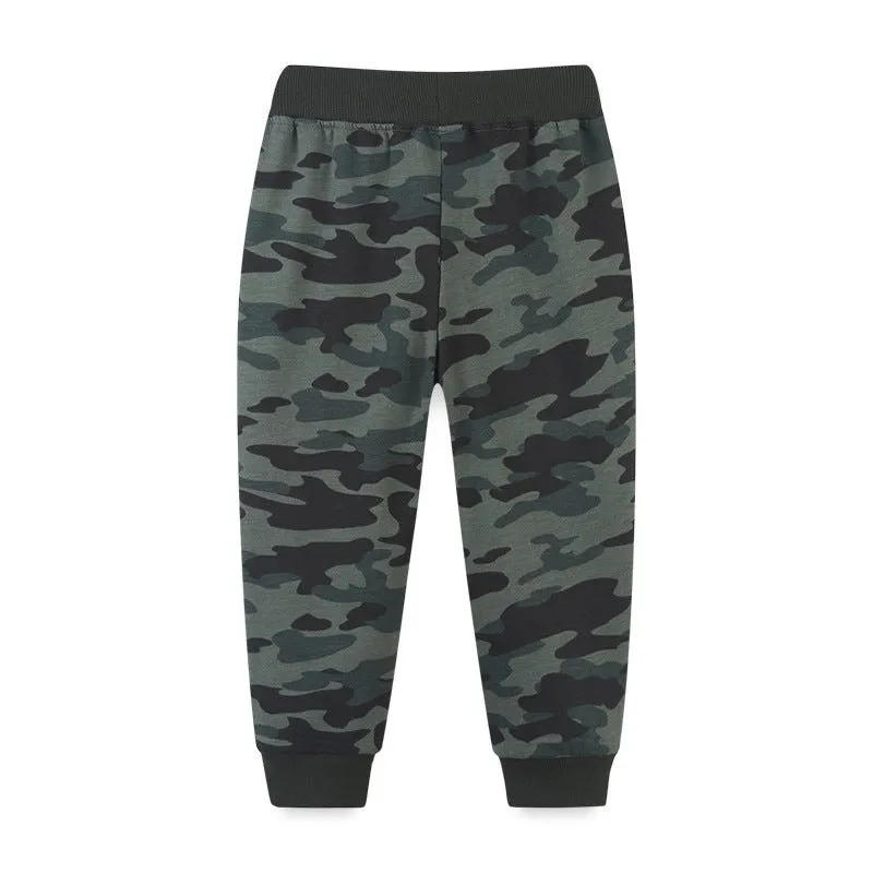 Toddler/Kid Boy's Camouflage Sweatpants (3 Colors)