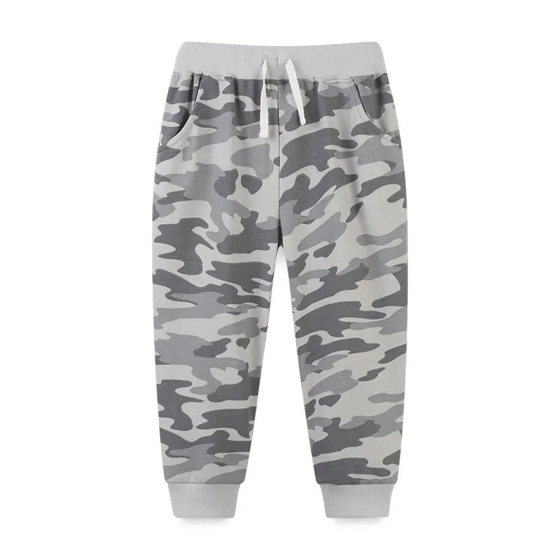 Toddler/Kid Boy's Camouflage Sweatpants (3 Colors)