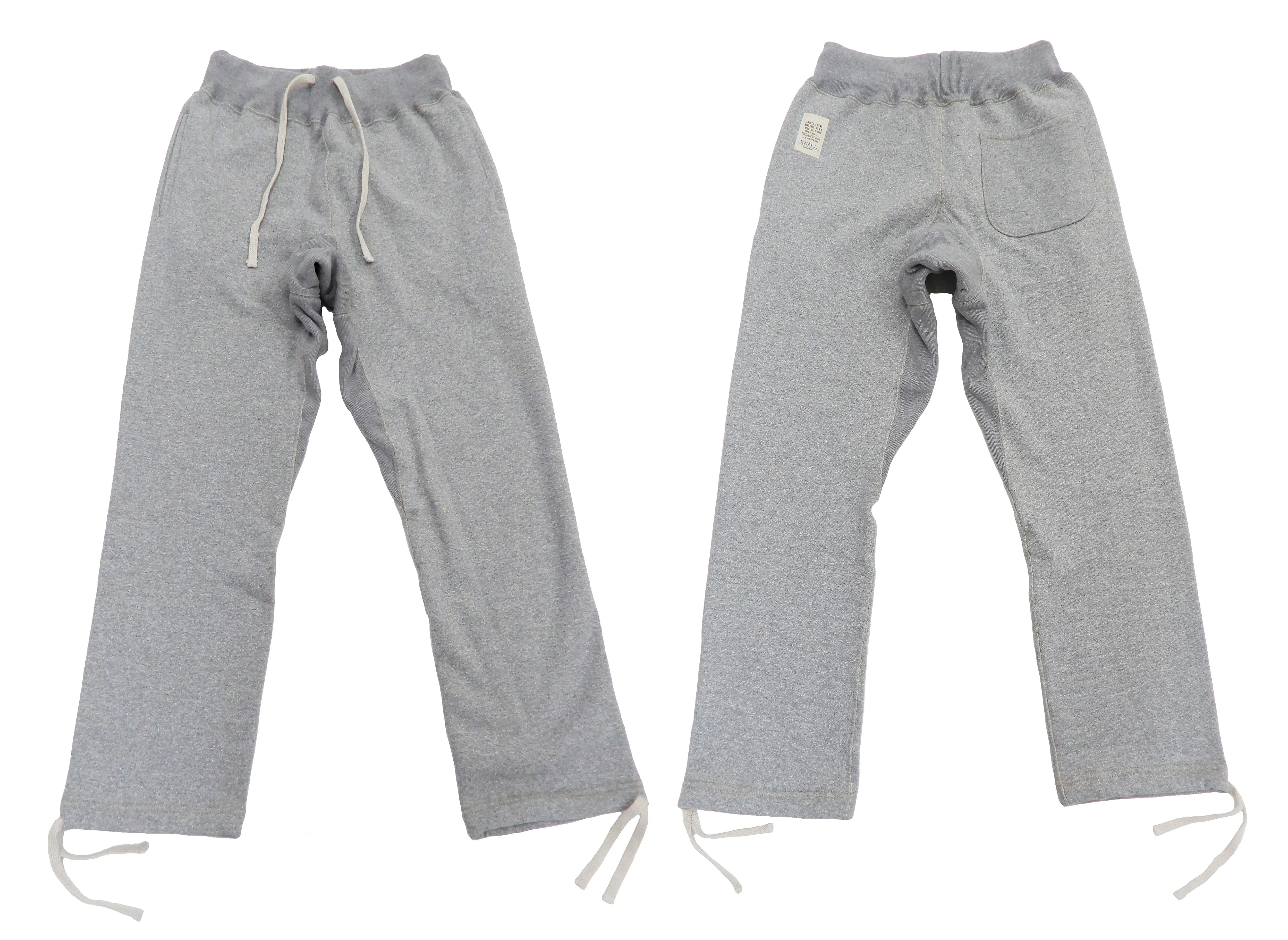 TOYS McCOY Sweatpants Men's Vintage Inspired Plain Straight-Leg Drawstring Pants TMC2380 020 Gray