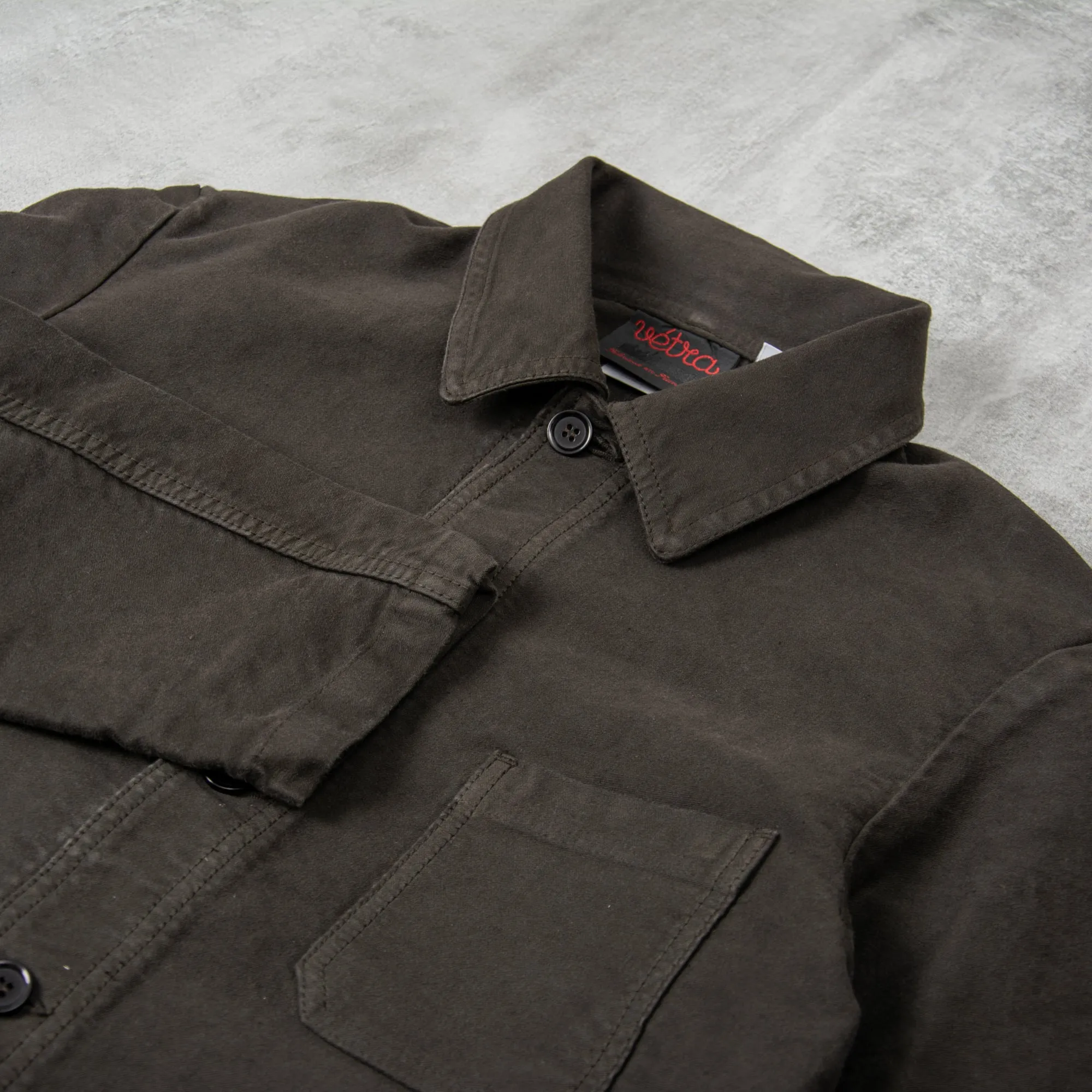 Vetra Moleskin Workwear Jacket 5C  - Truffle