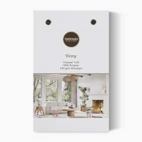 Vinny Polyester Twill Booklet 6 Colors