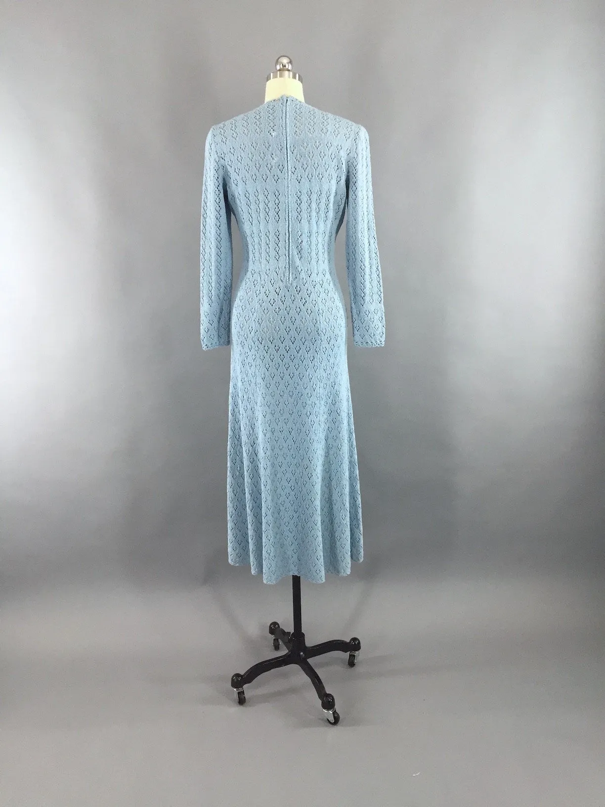 Vintage 1970s Sweater Dress / Picardo Knits