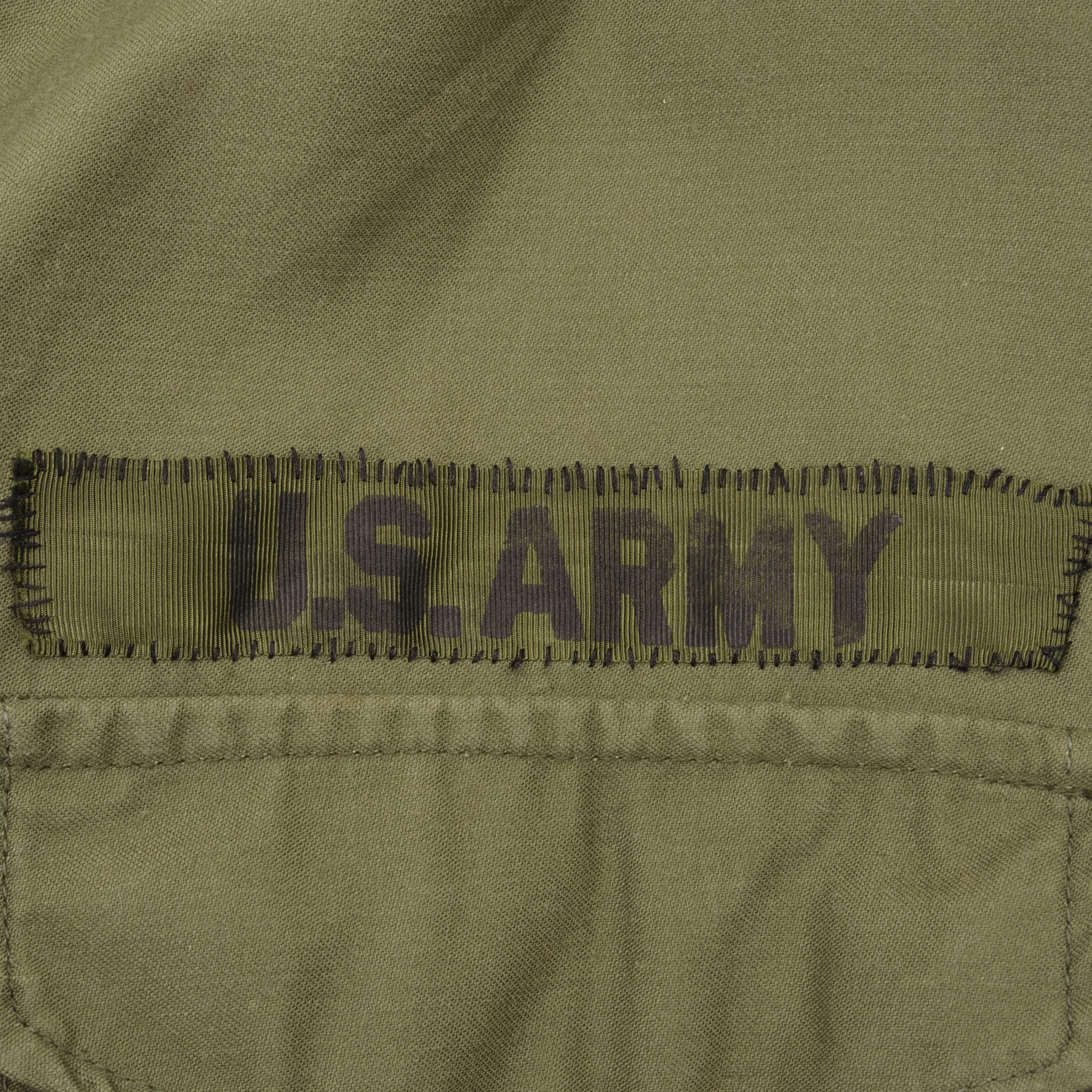 VINTAGE US ARMY M1965 M65 ALPHA IND FIELD JACKET 1974 VIETNAM WAR LARGE LONG