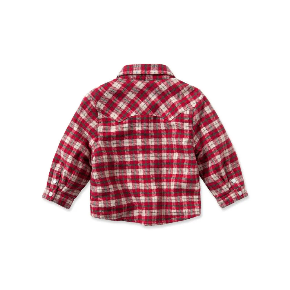 Walter Tartan Sherpa Lined Shirt Jacket