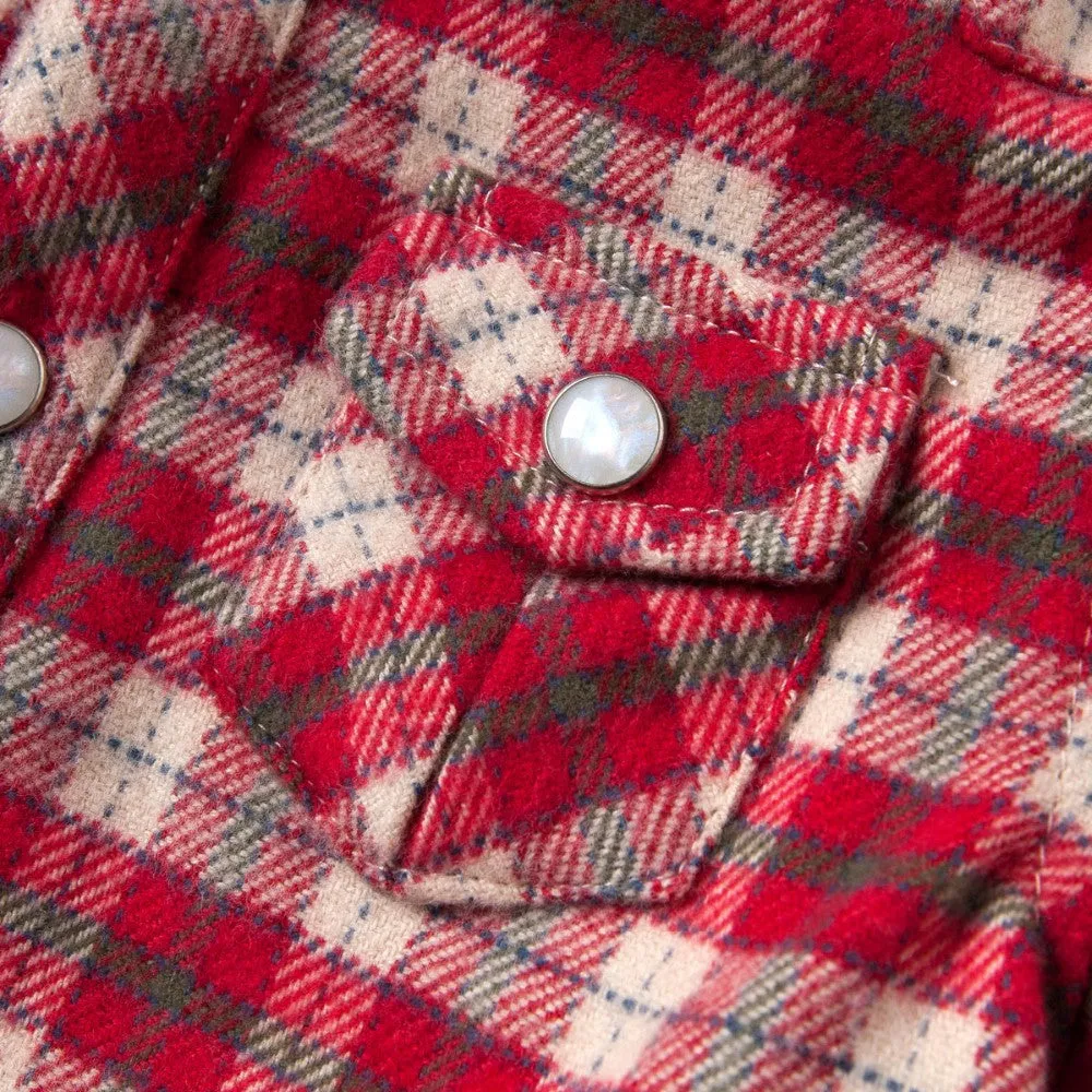 Walter Tartan Sherpa Lined Shirt Jacket