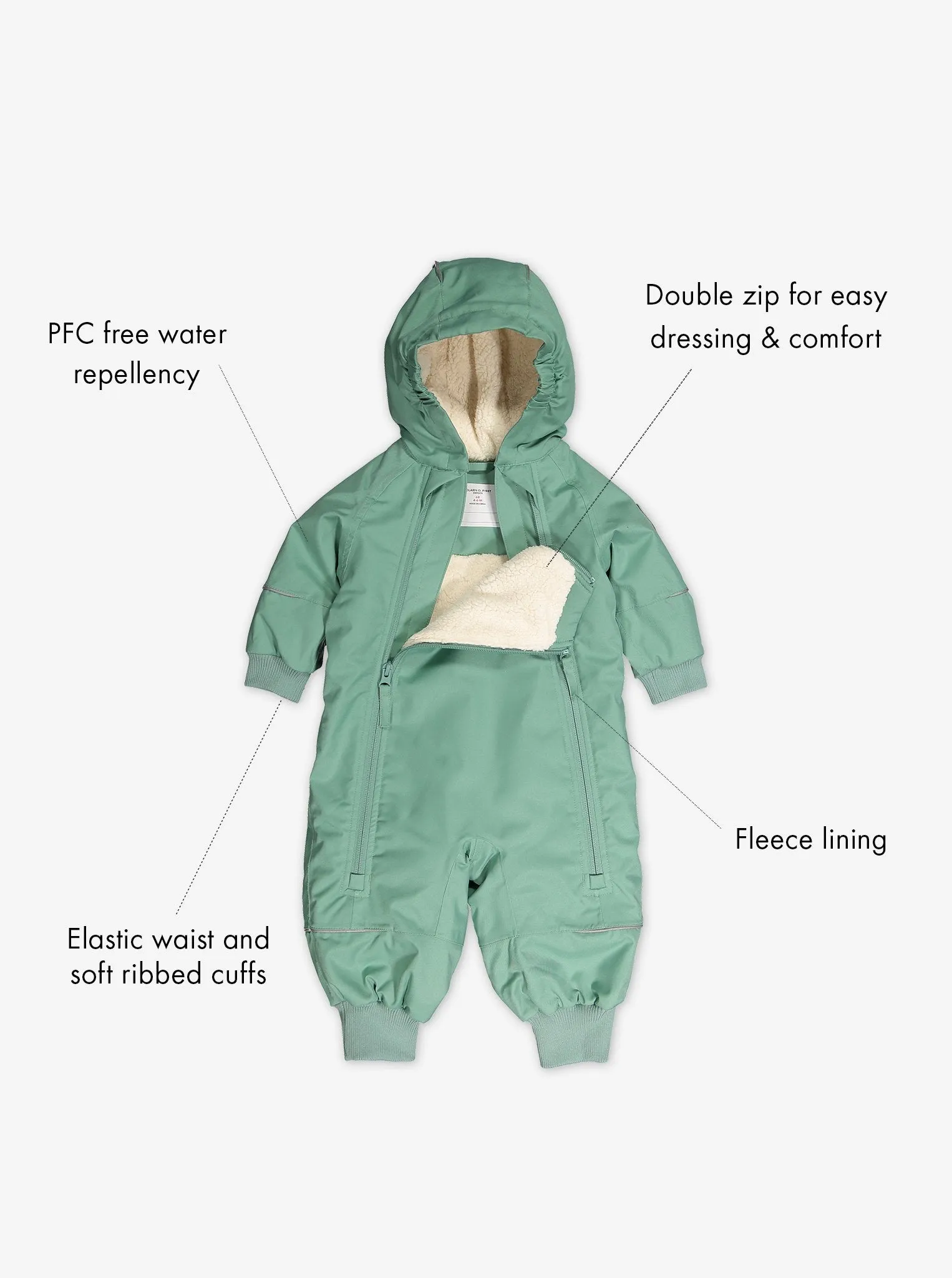 Waterproof Lightly Padded Baby Overall