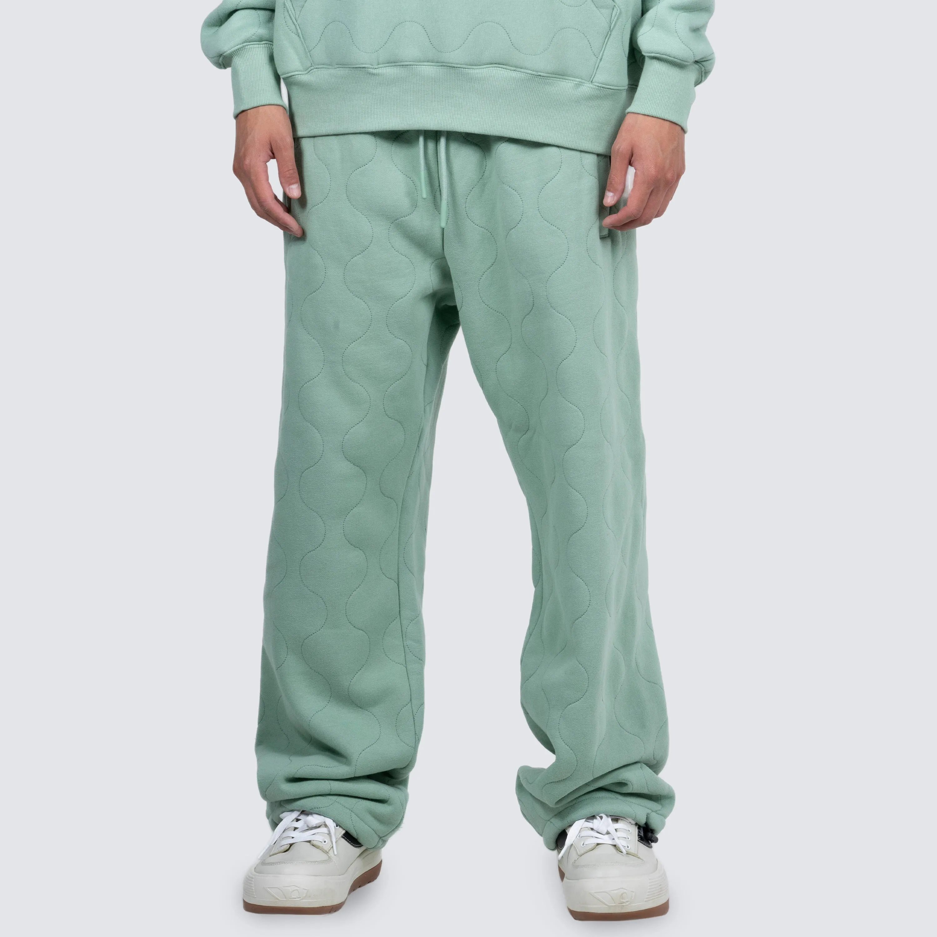 WAVE QUILTED EASY PANTS