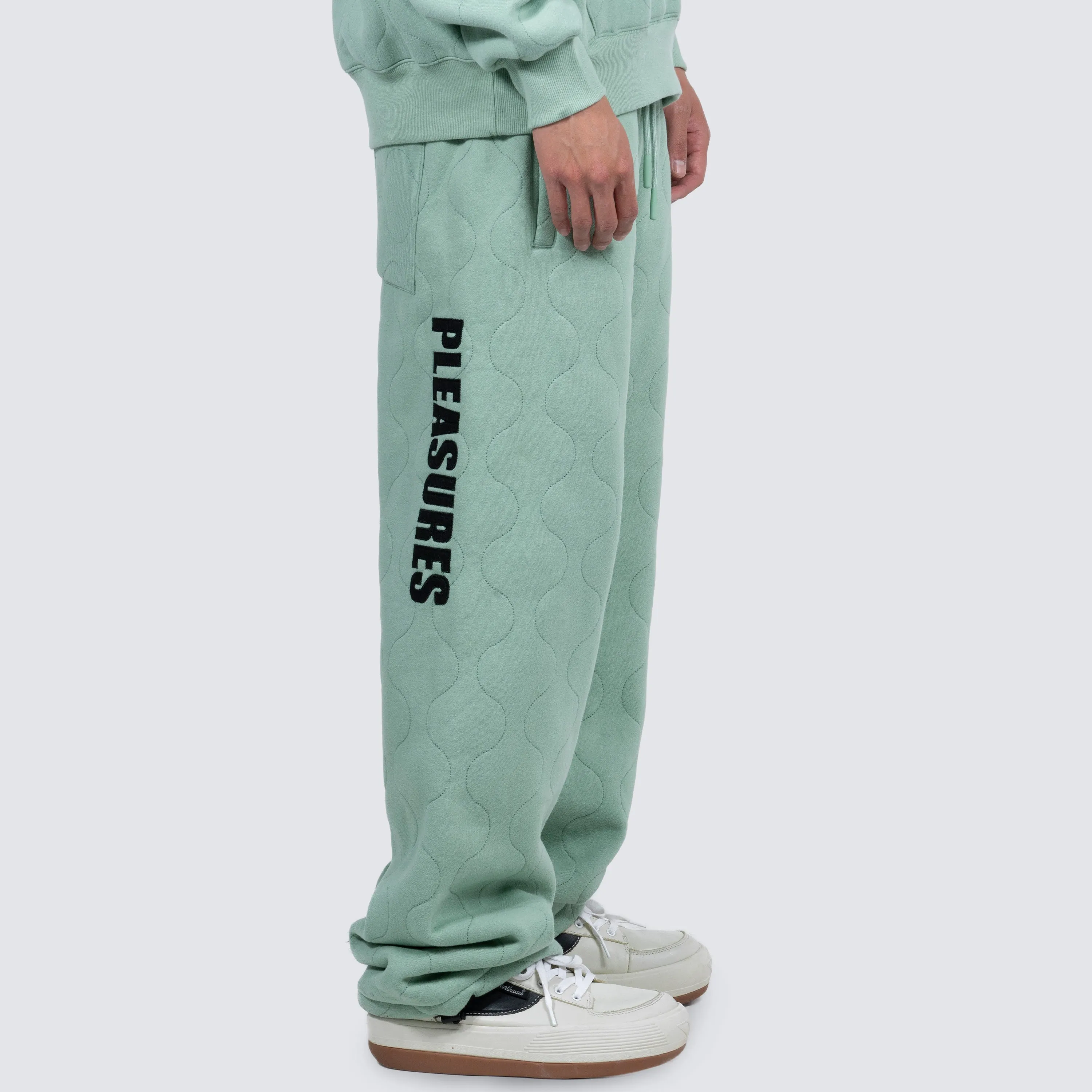 WAVE QUILTED EASY PANTS