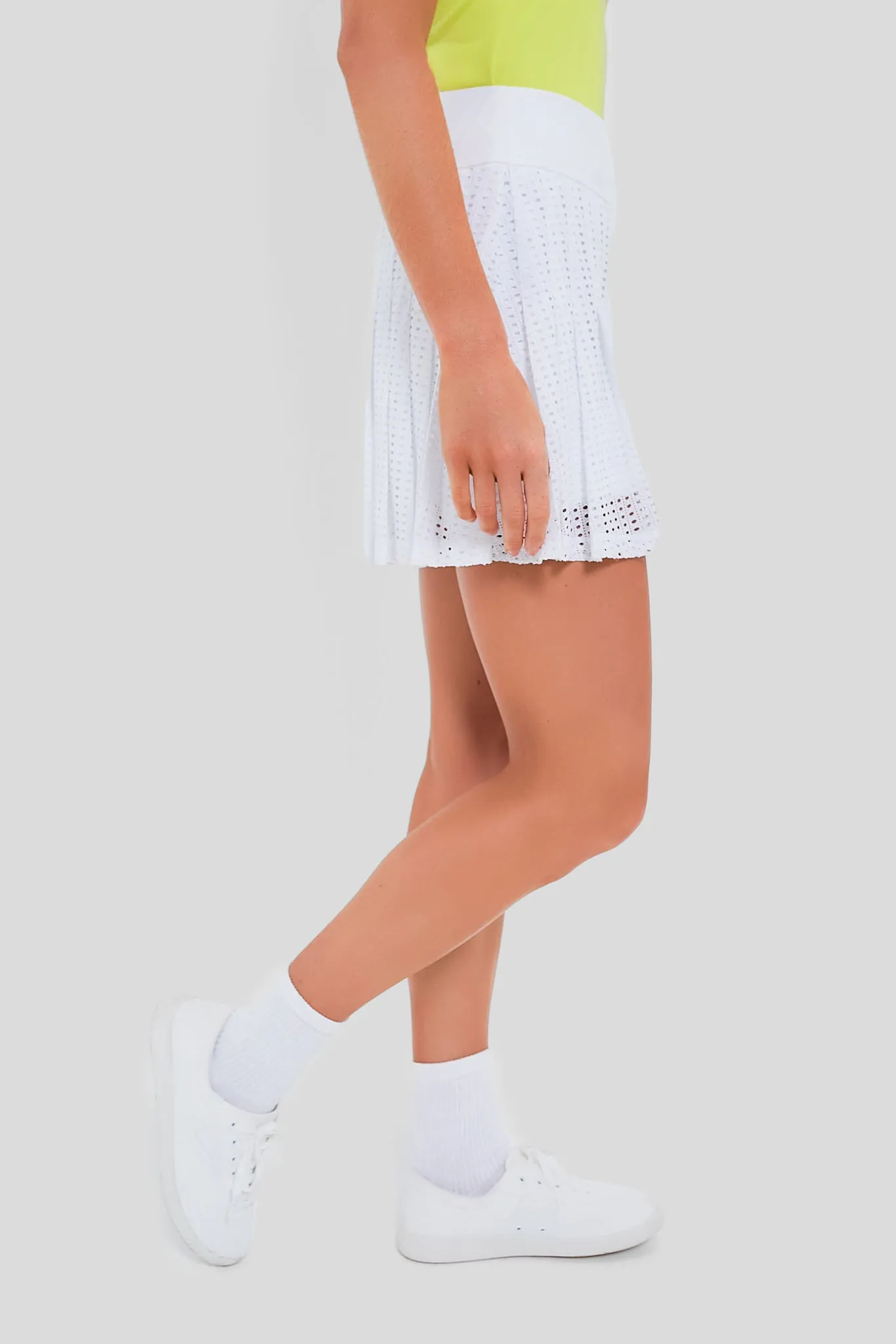 White Cane 15 Inch Williams Tennis Skirt